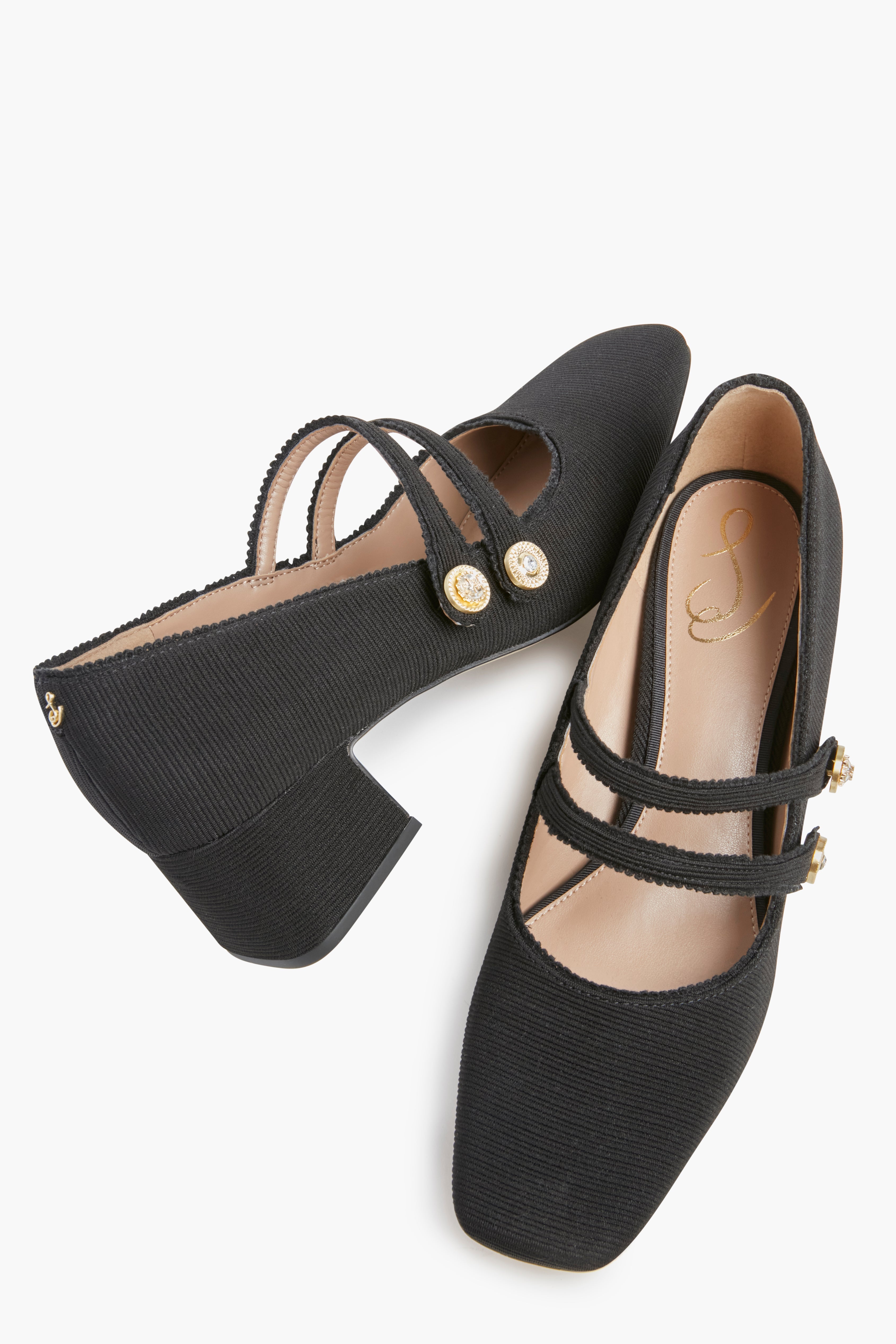 Sam Edelman Black Tahira Heels