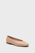 Ballet Pink Leather Nina Flats