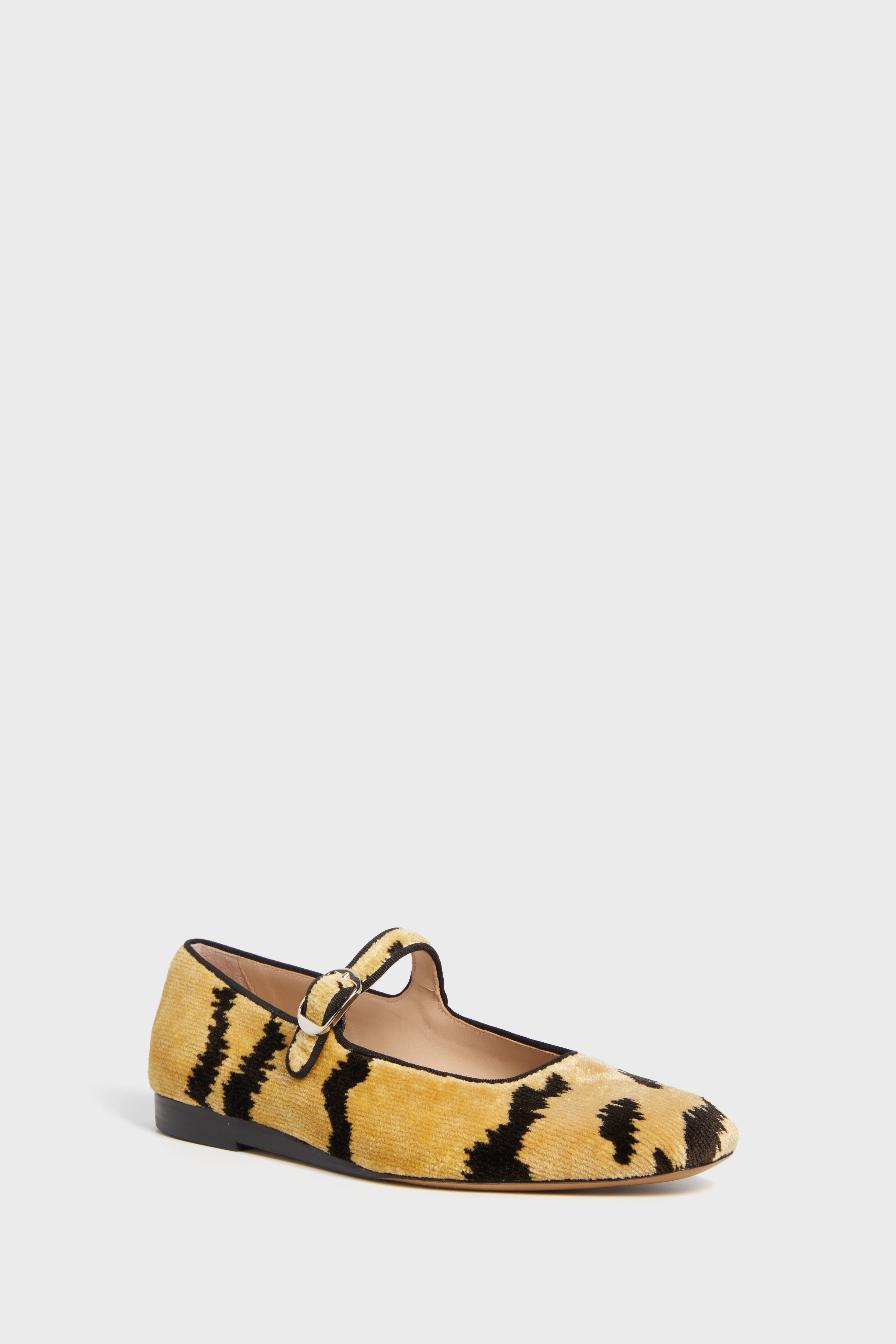  Tiger Classic Velvet Mary Janes