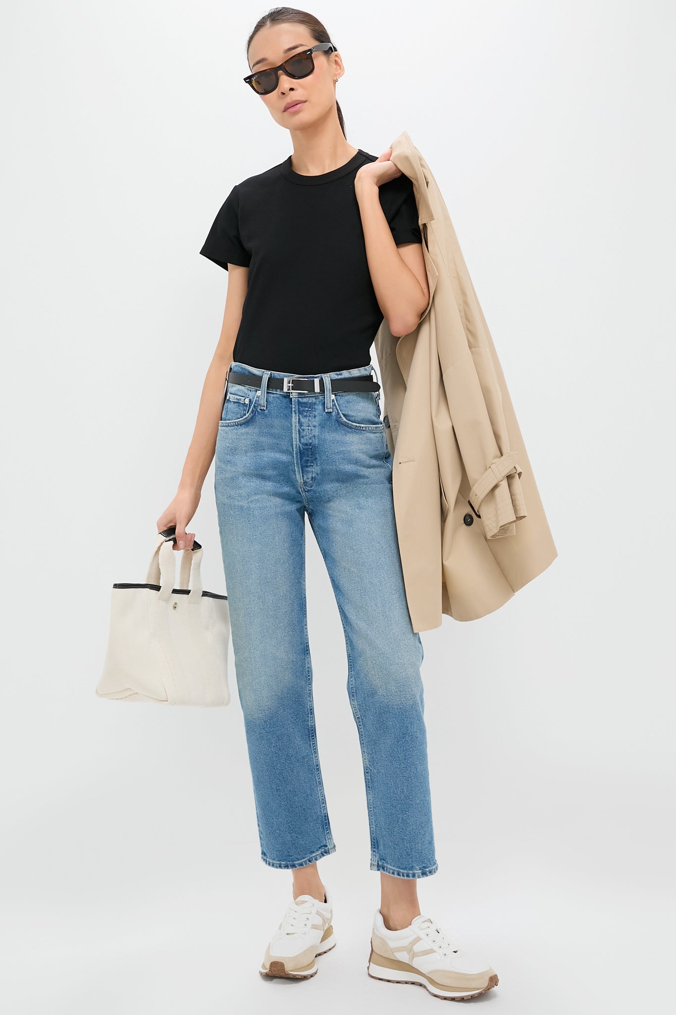 Veronica Beard Coconut And Ecru Valentina Sneakers