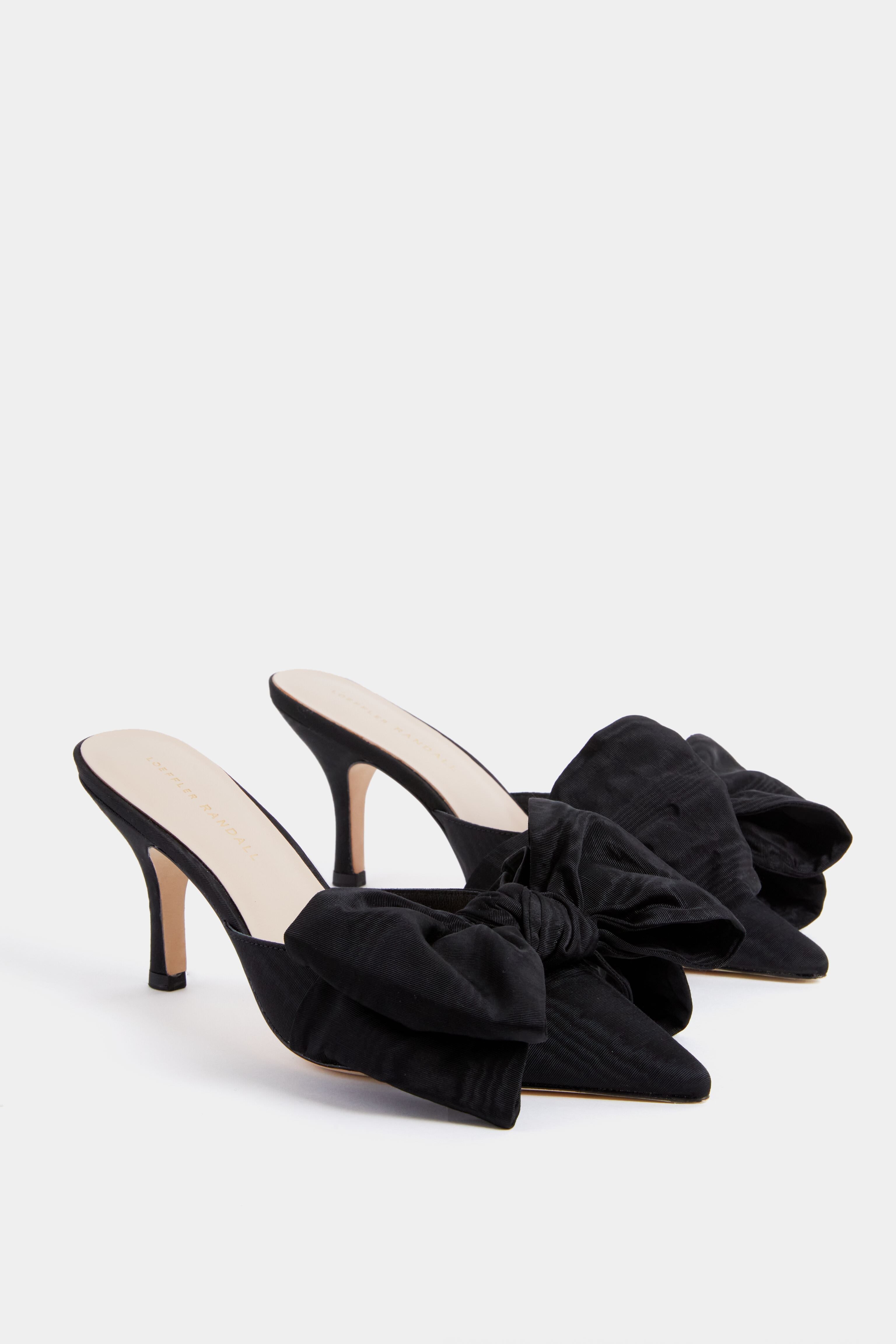 Loeffler Randall Black Margot Bow Heels
