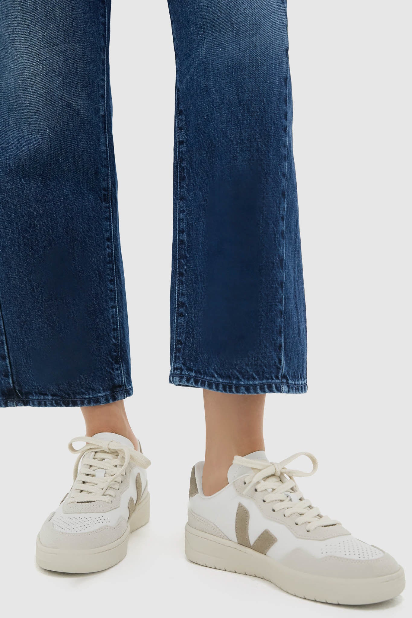 Veja White Taupe V-90 Sneakers