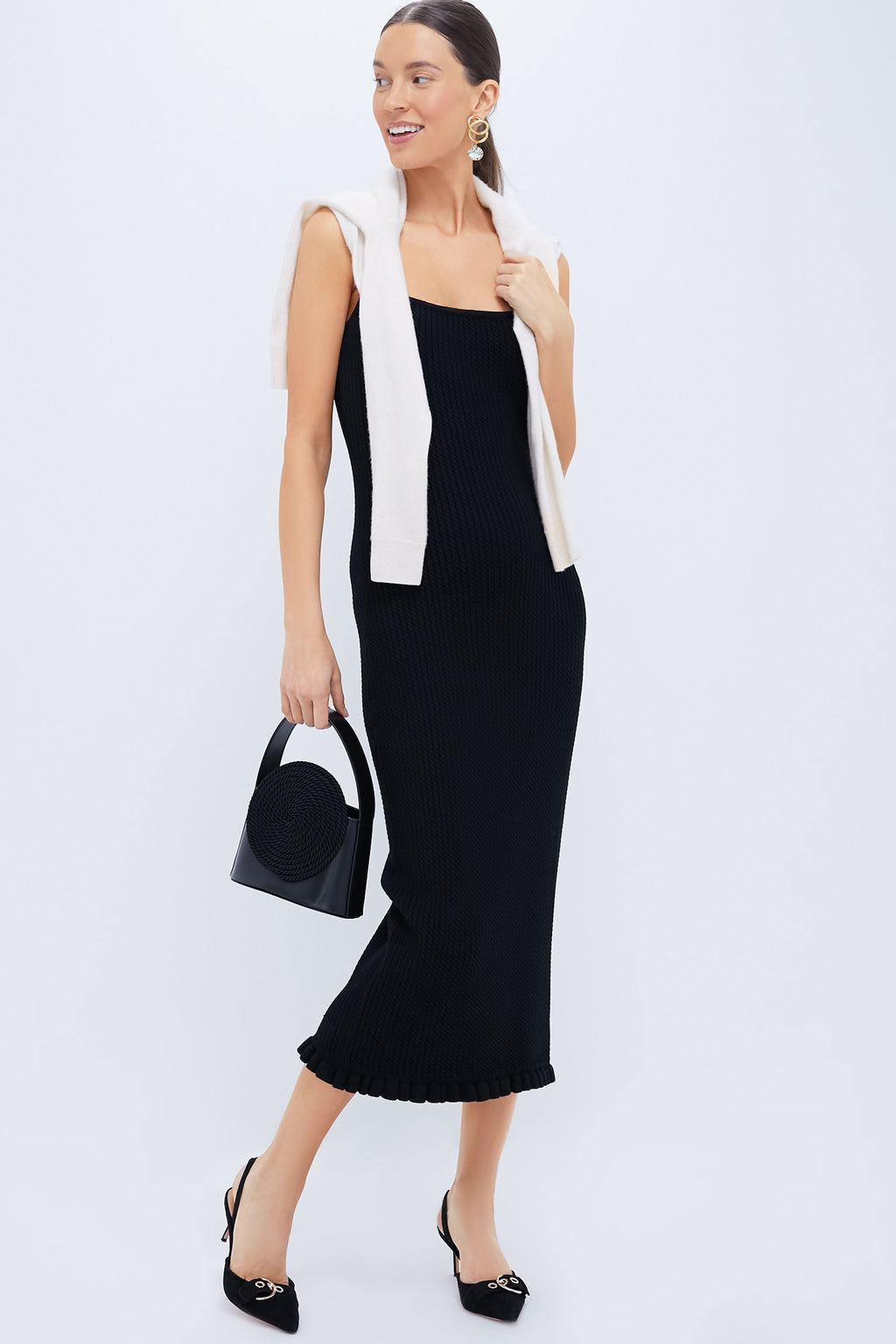 Veronica Beard Black Roxy Heels
