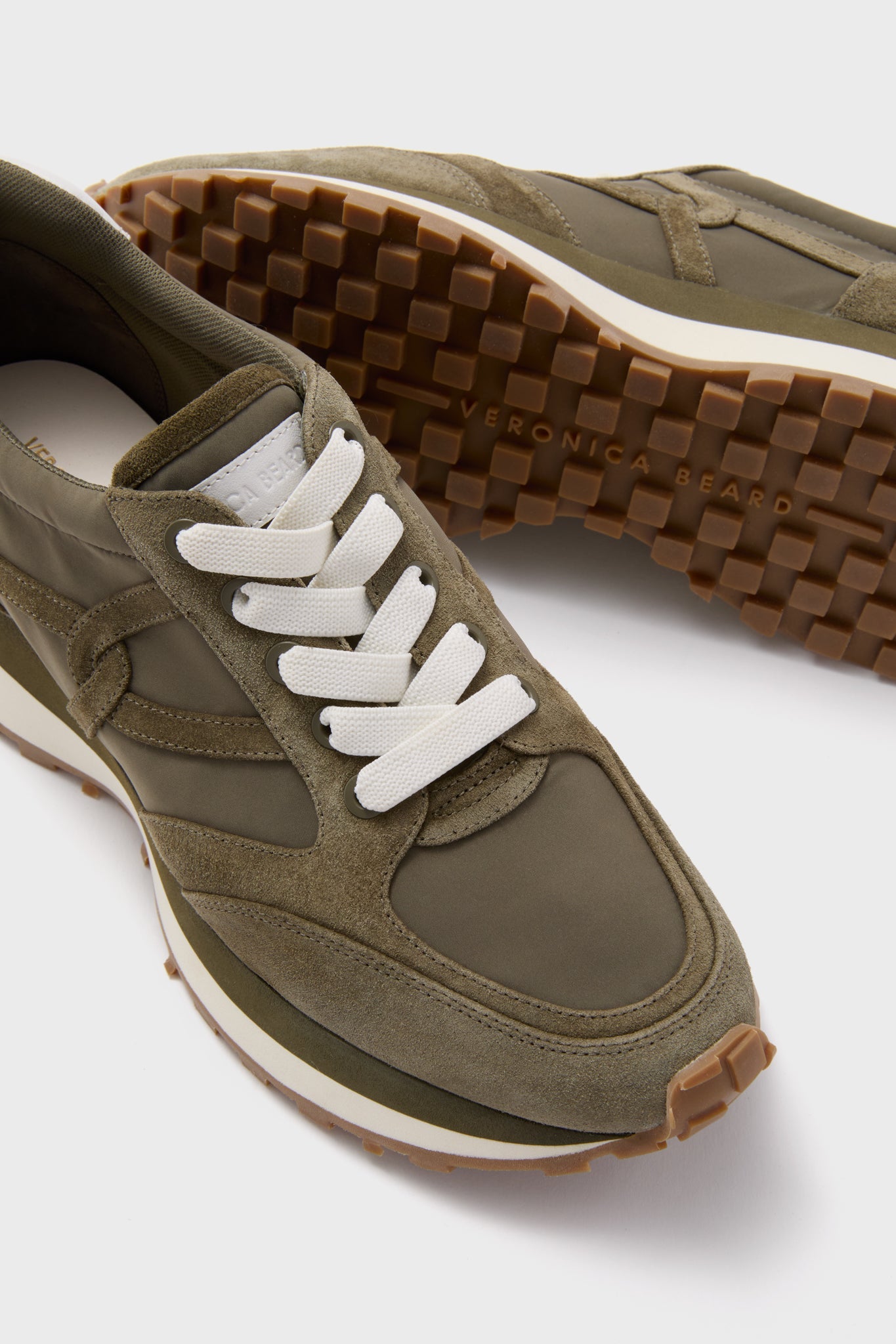 Veronica Beard Stone Army Valentina Nylon Sneakers