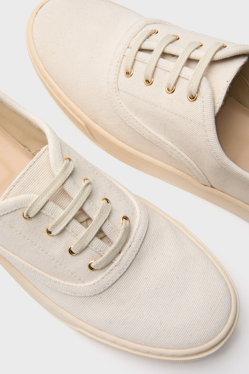  Ivory Canvas Bea Sneakers