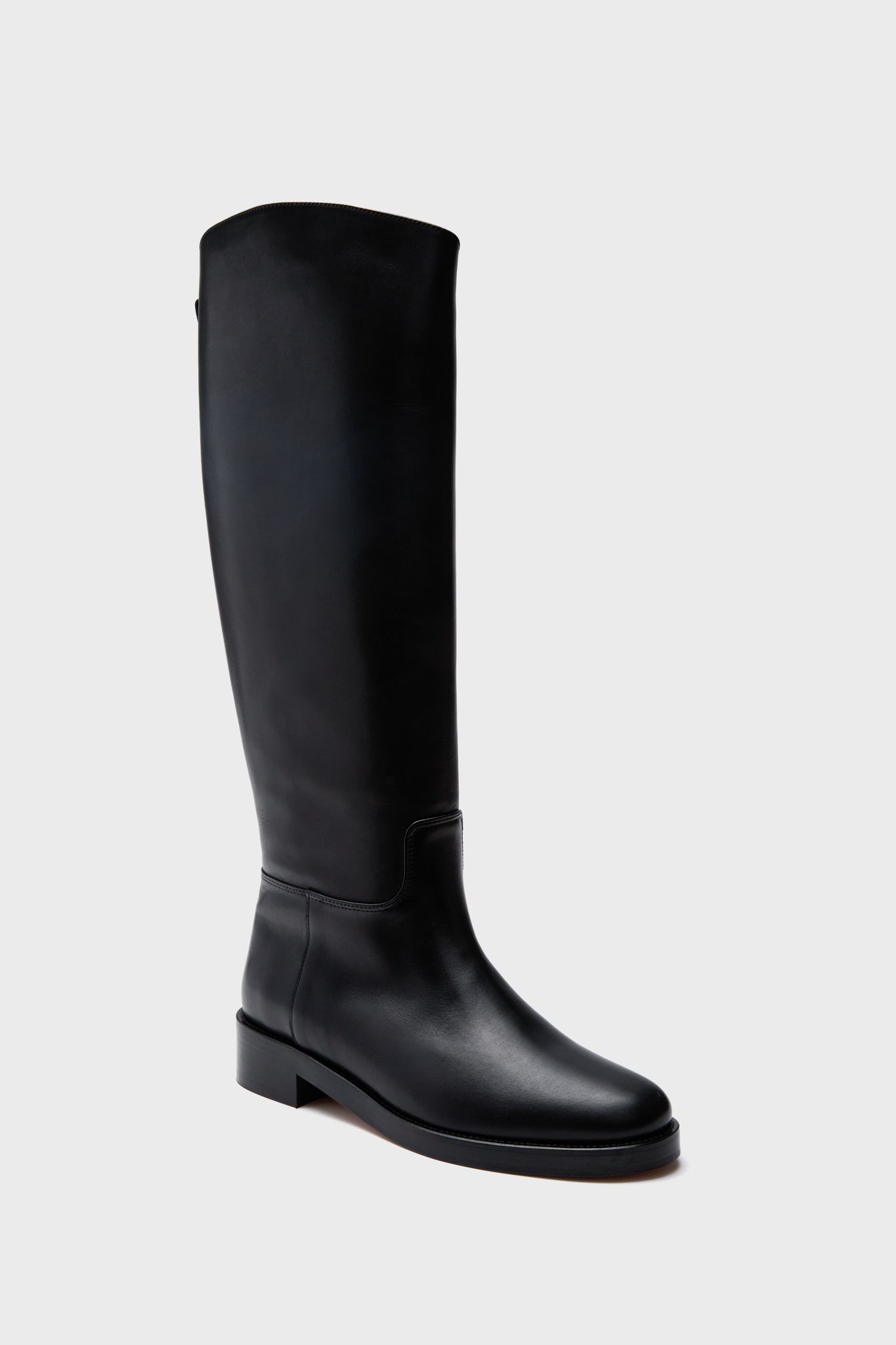  Black Leather Atelier Equestrian Boot