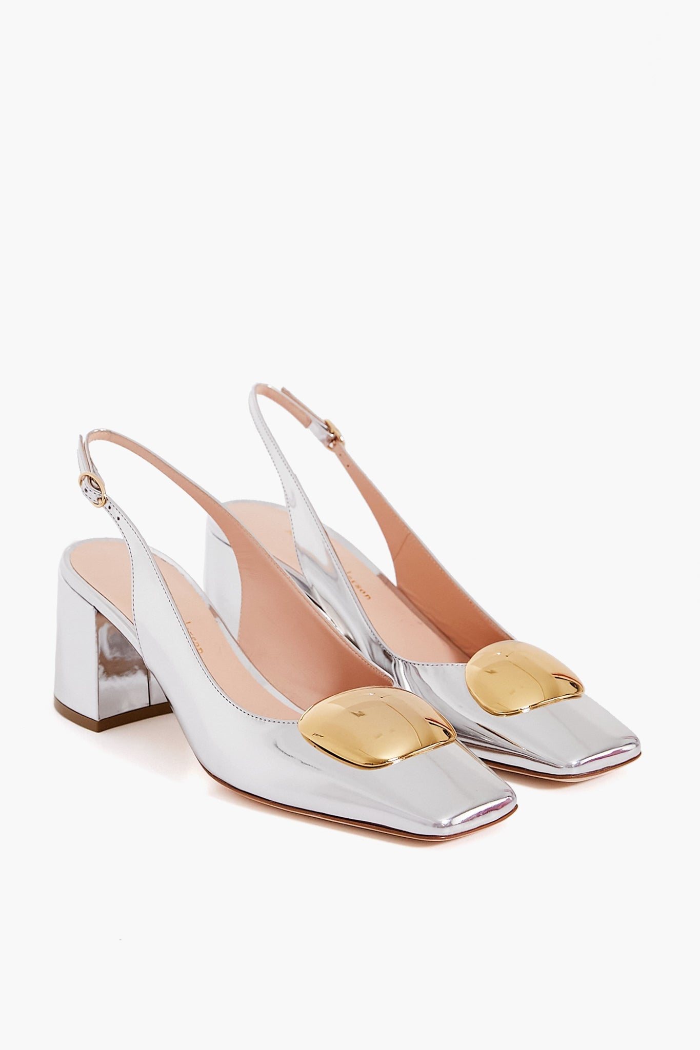  Silver Mirror Myola Heels