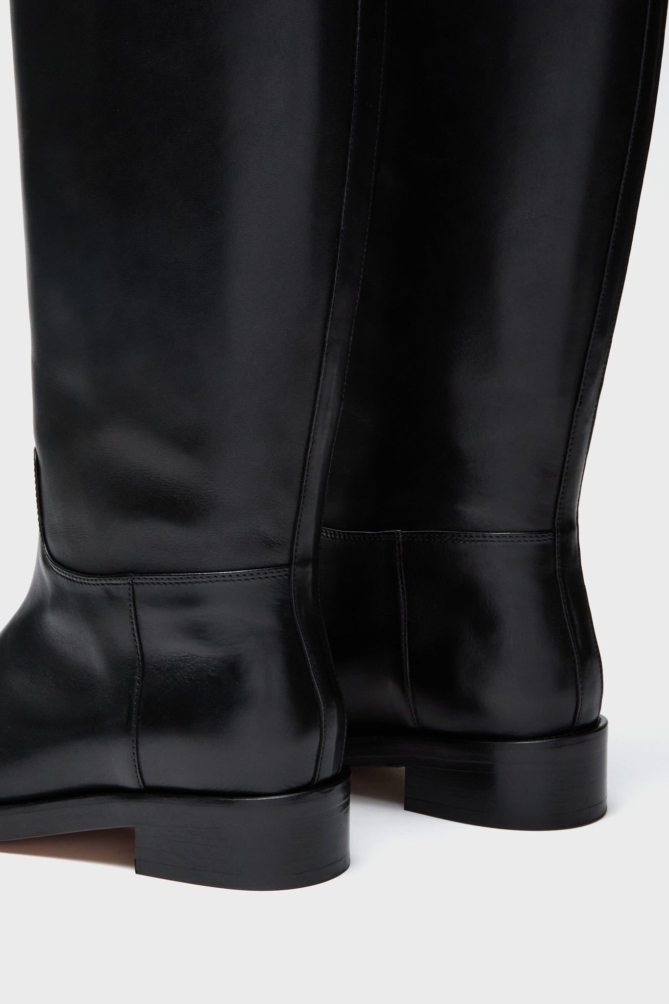  Black Leather Atelier Equestrian Boot