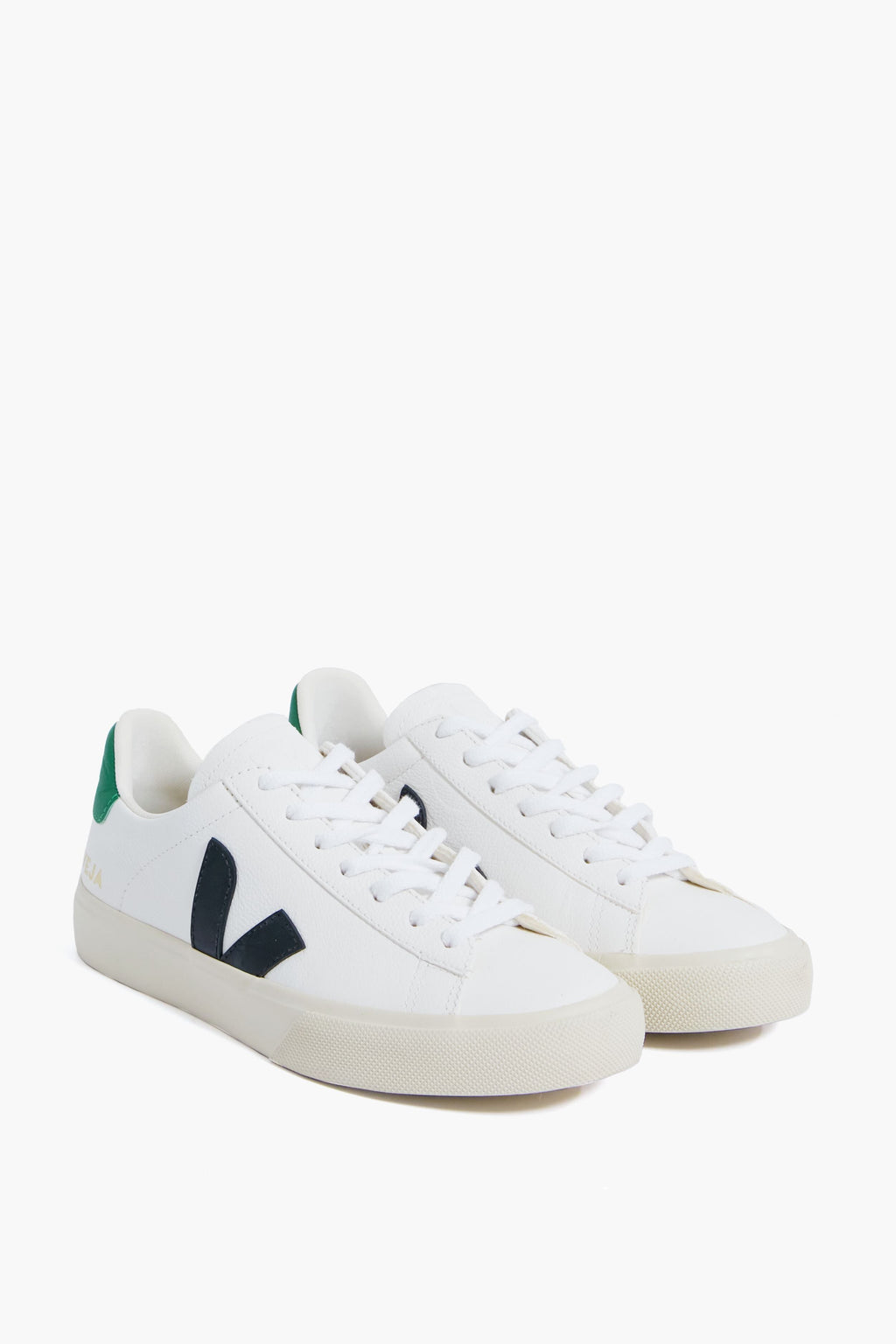 Veja Extra-White Black Emeraude Campo Sneakers