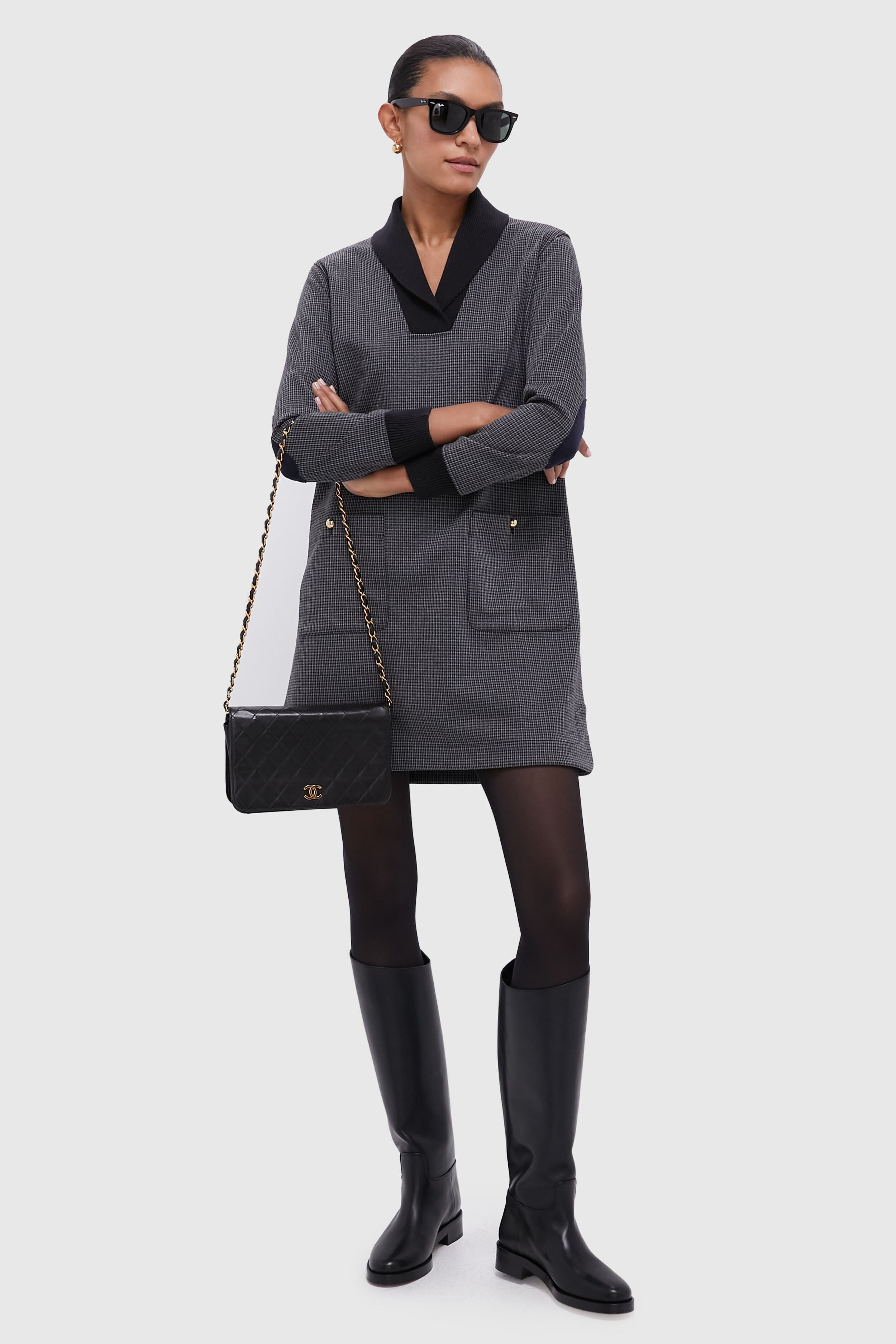  Black Leather Atelier Equestrian Boot