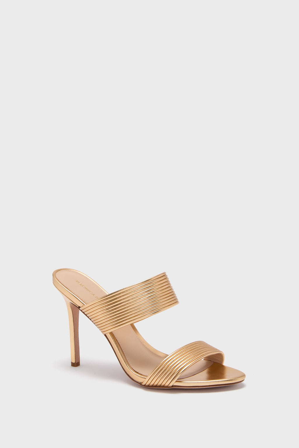 Veronica Beard Pale Gold Asha Mignon Heels