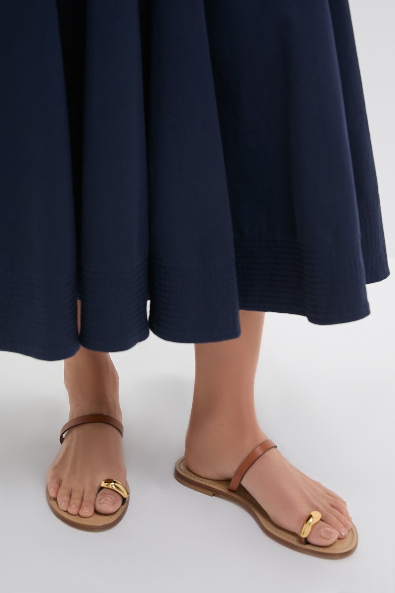  Cognac Kibera Sandals