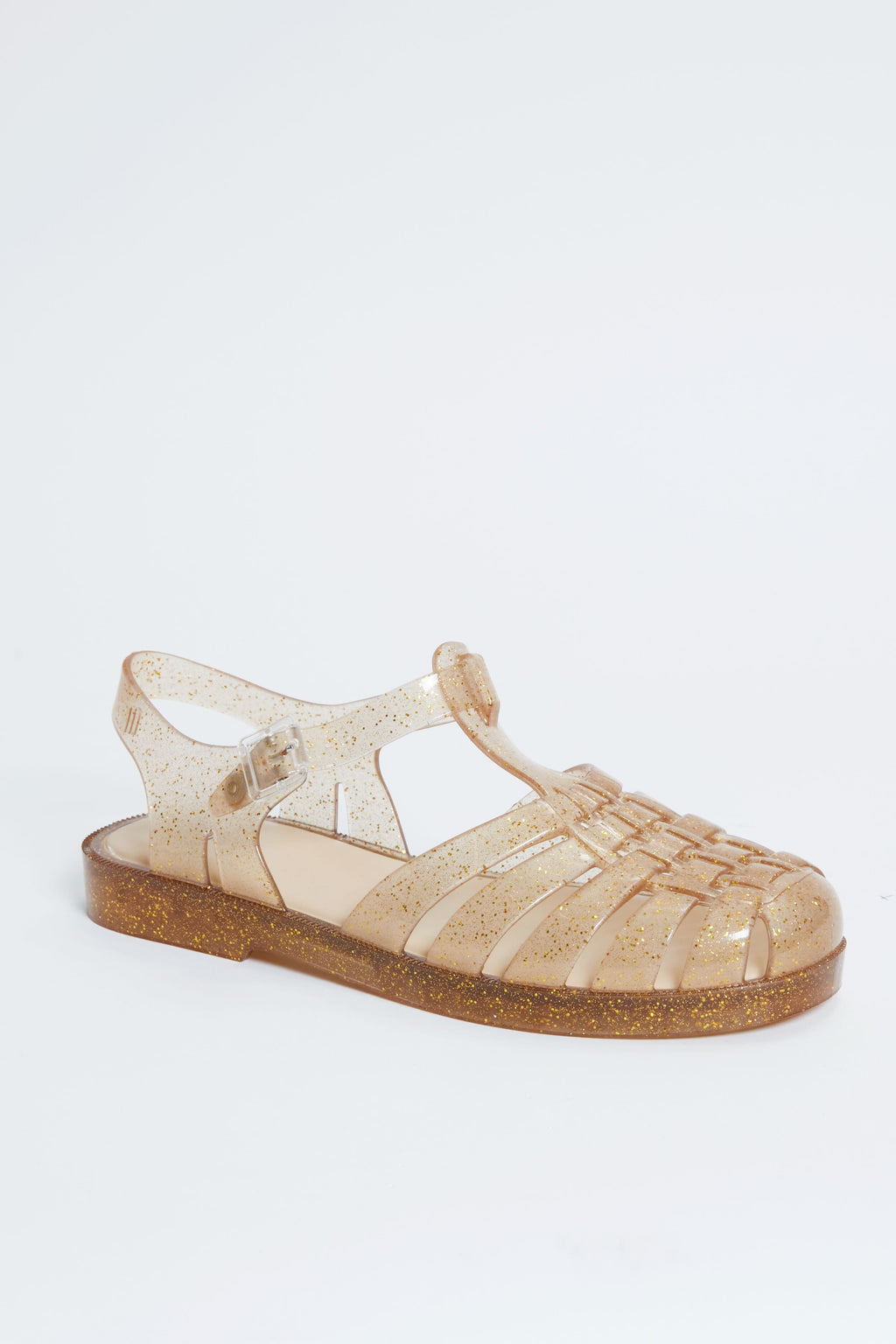 Melissa Gold Glitter Possession Sandals