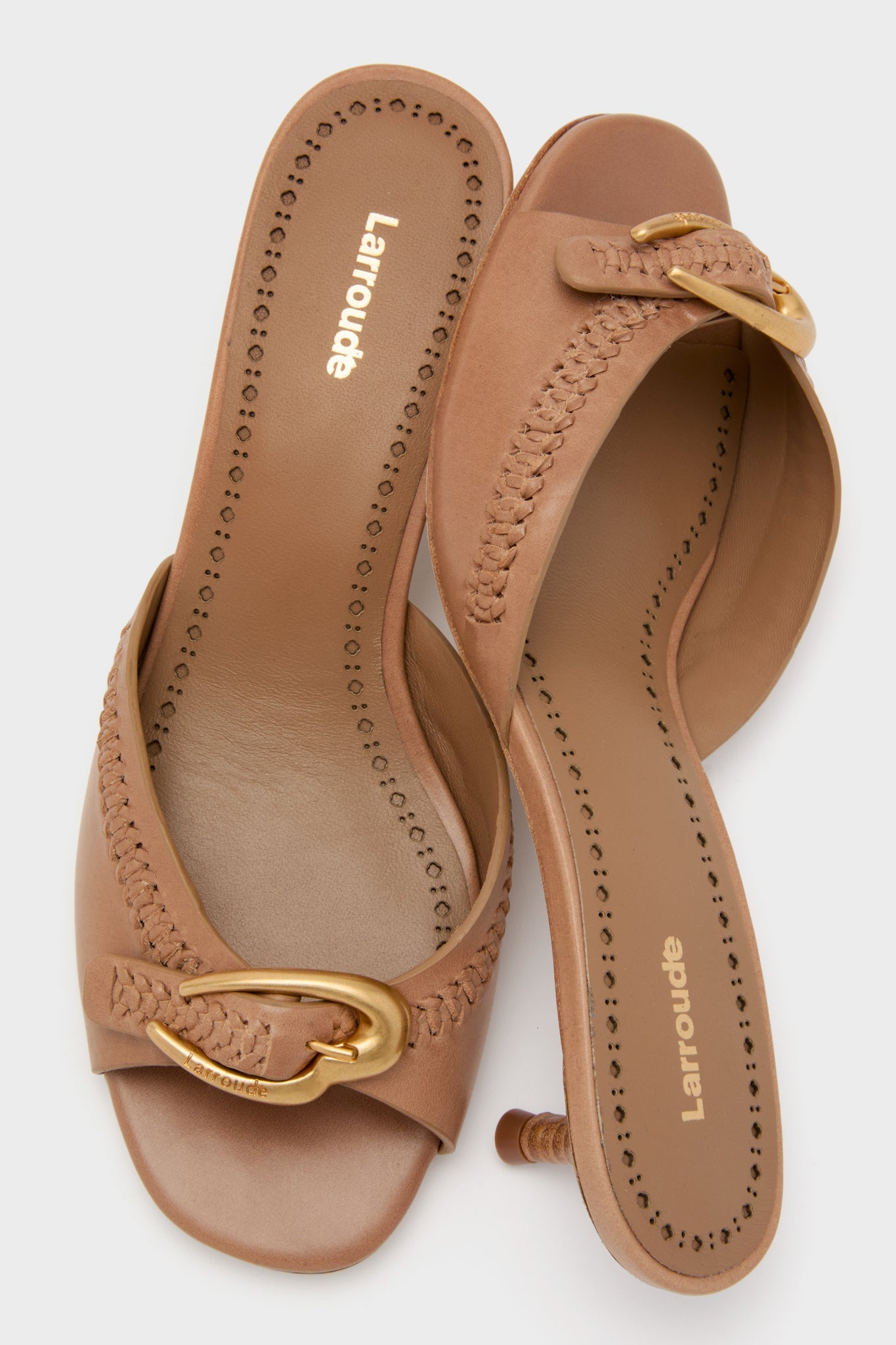  Hazelnut Leather Verona Mules