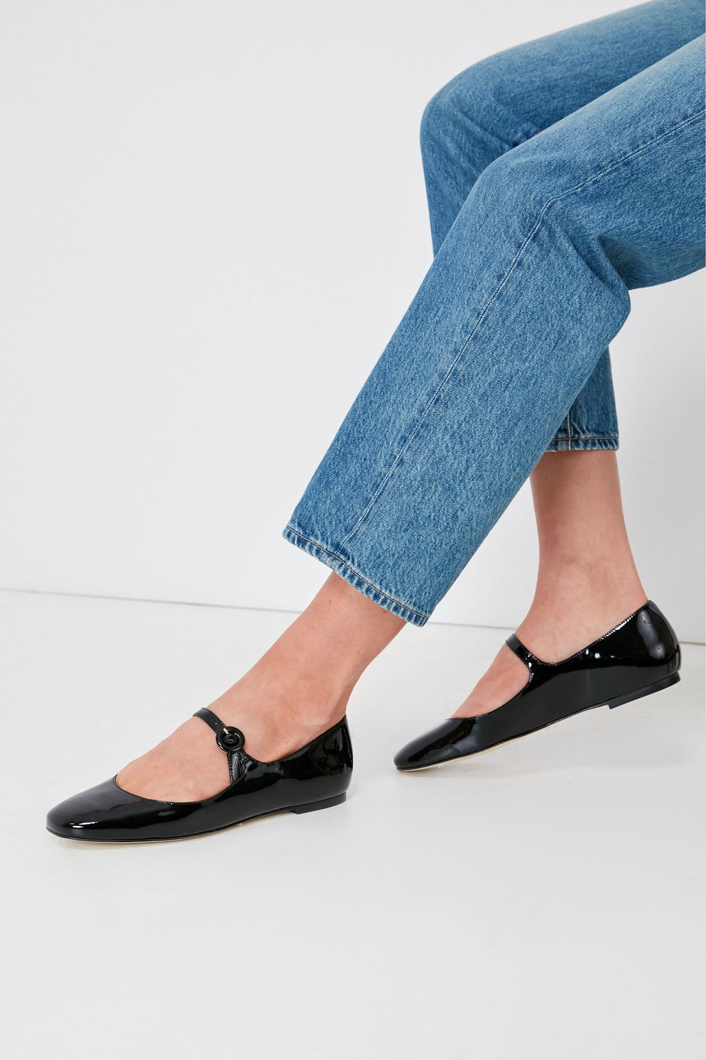  Black Patent Leather Blair Ballet Flats