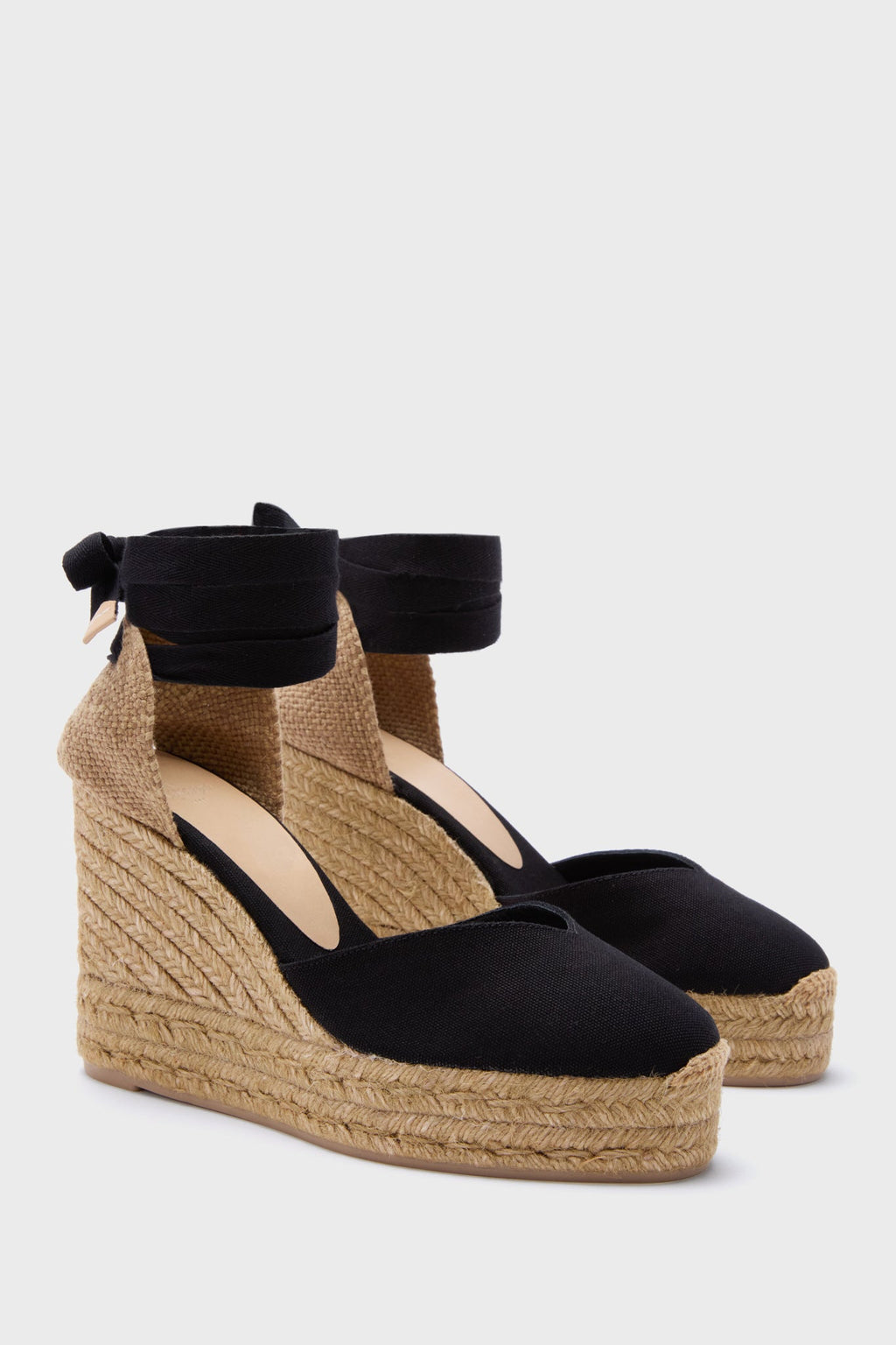 Castañer Black With Taupe Chiara Espadrilles