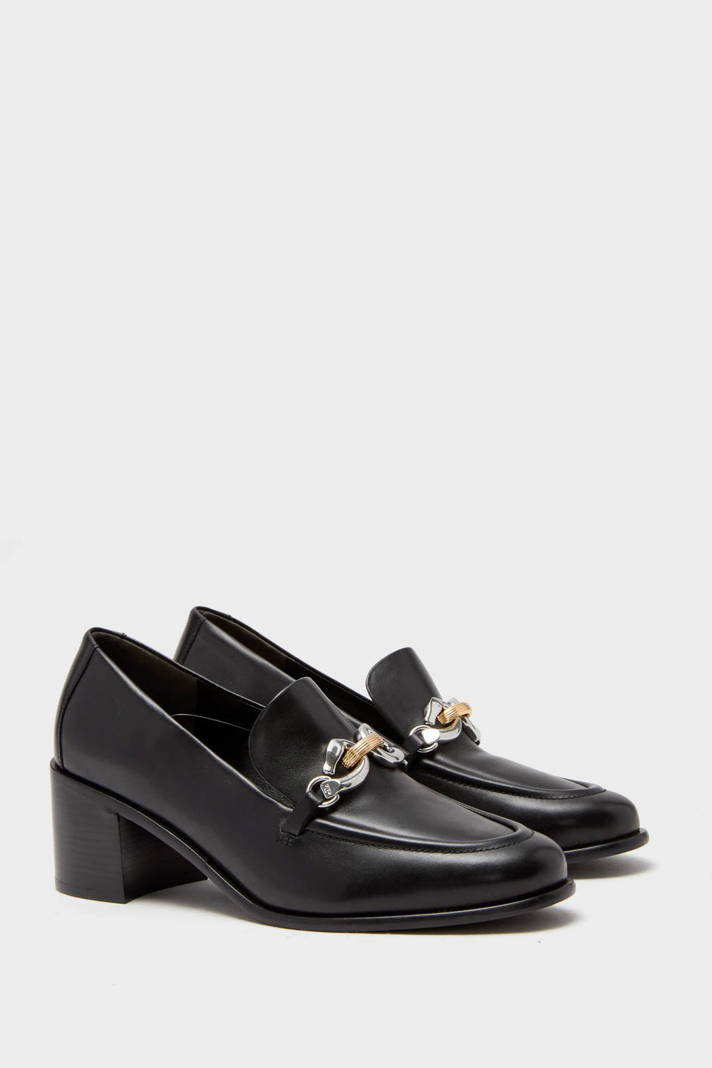 Tory Burch Perfect Black Jessa Heeled Loafer