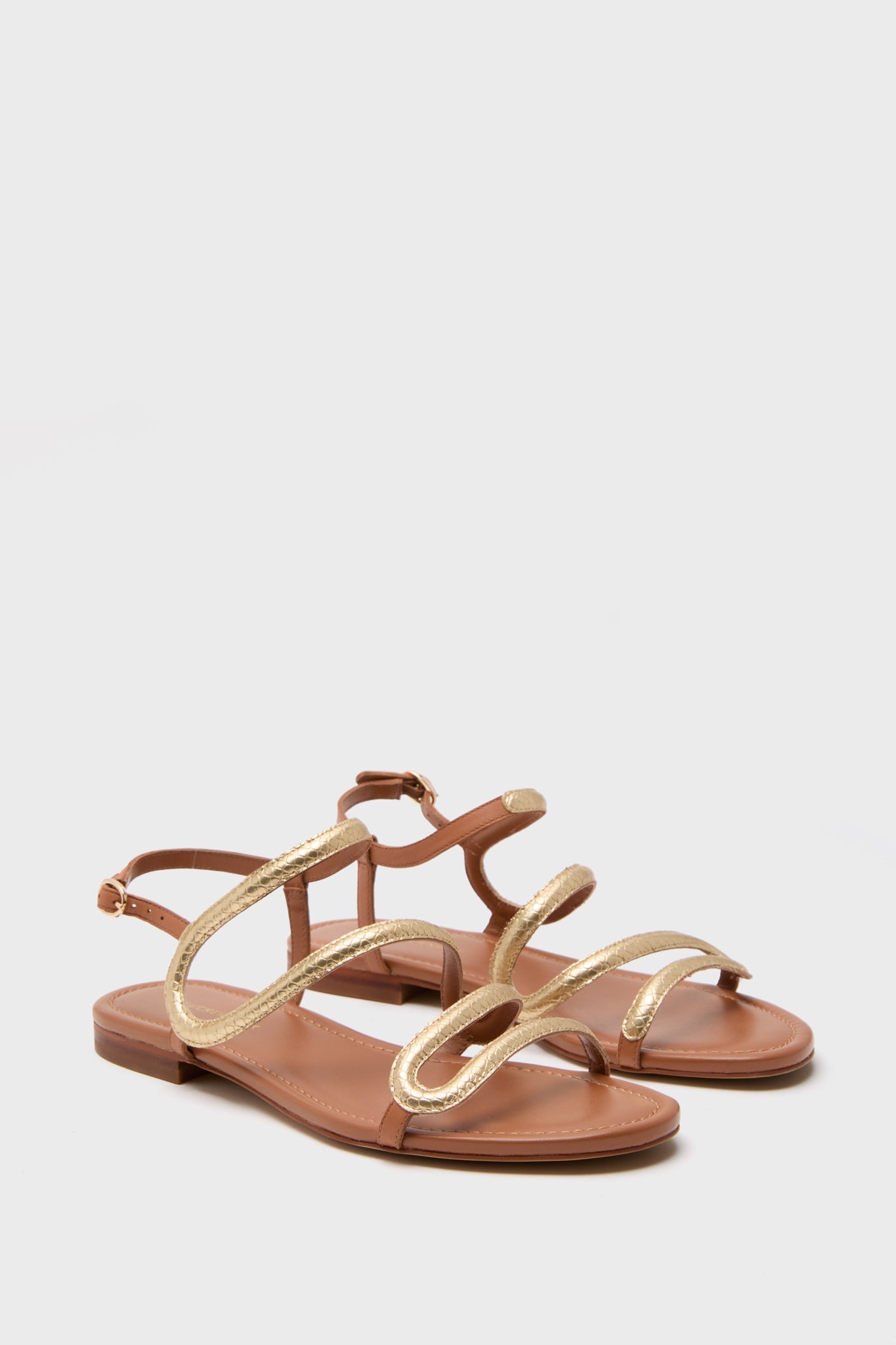  Champagne Lara Sandals