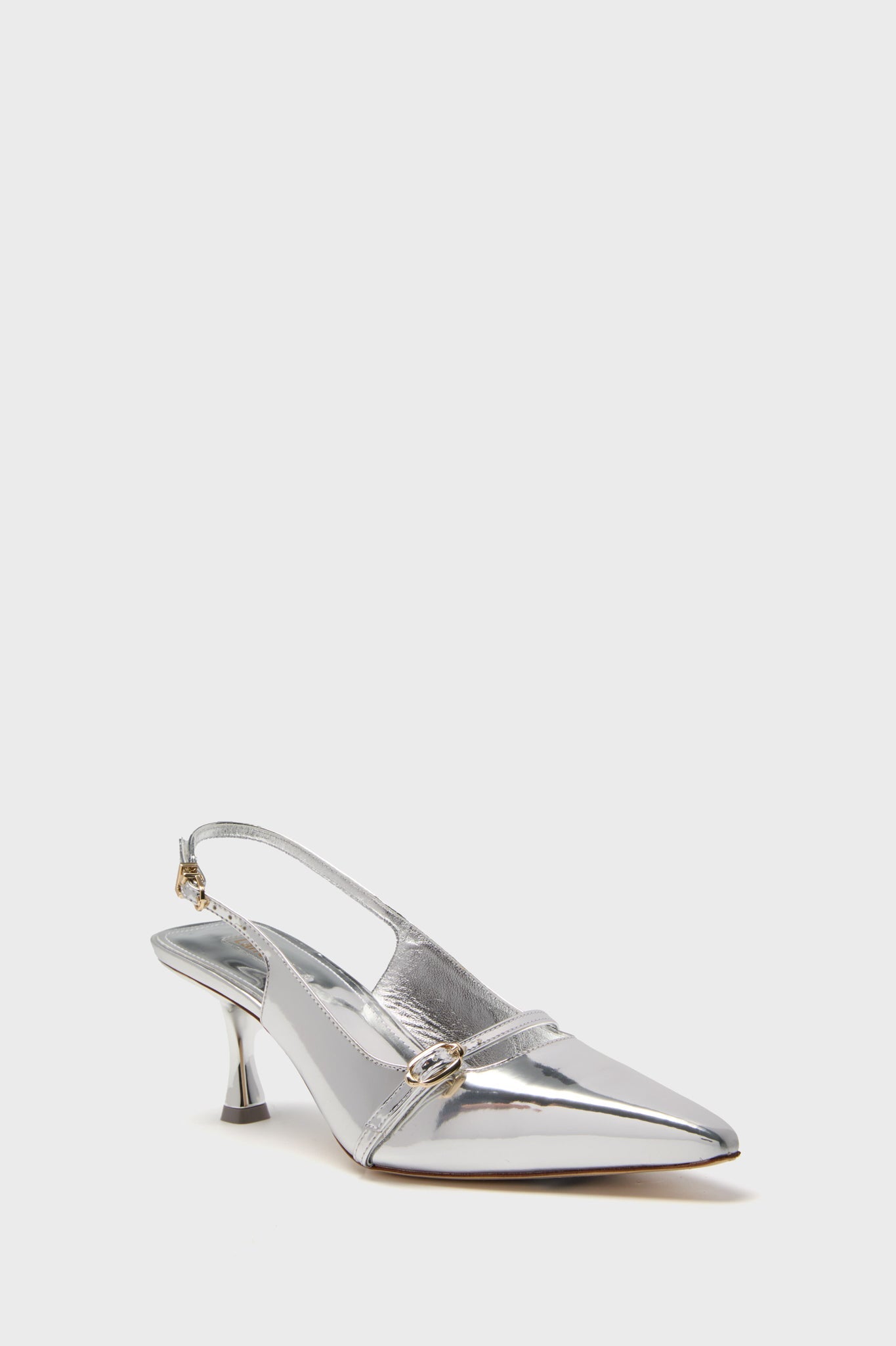  Silver Specchio Ines Pump