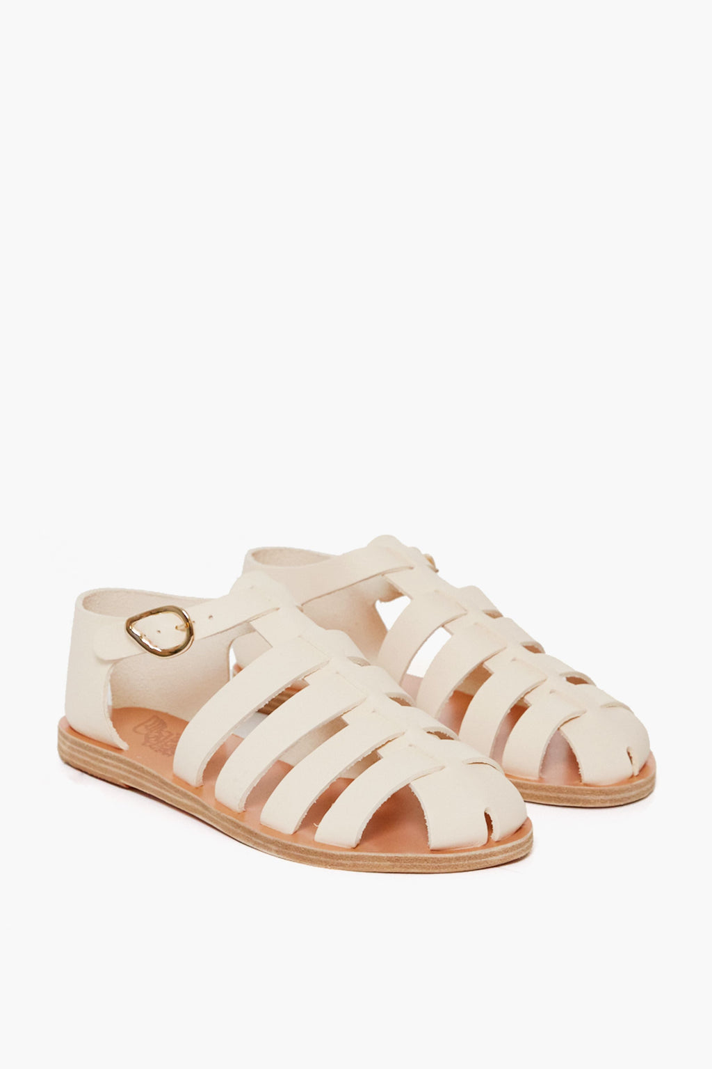Ancient Greek Sandals White Homeria Sandals