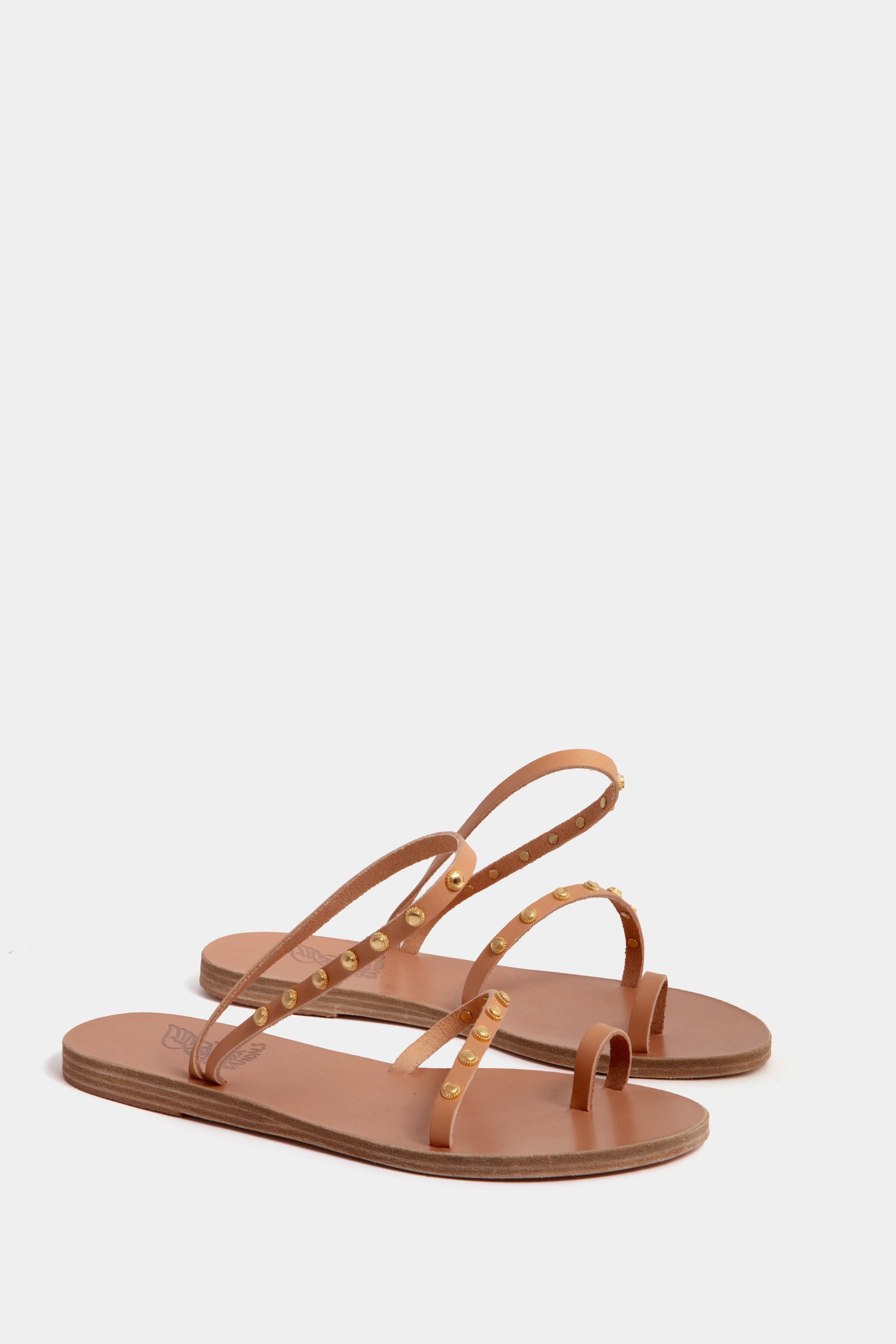Ancient Greek Sandals Natural Eleftheria Bee Sandals