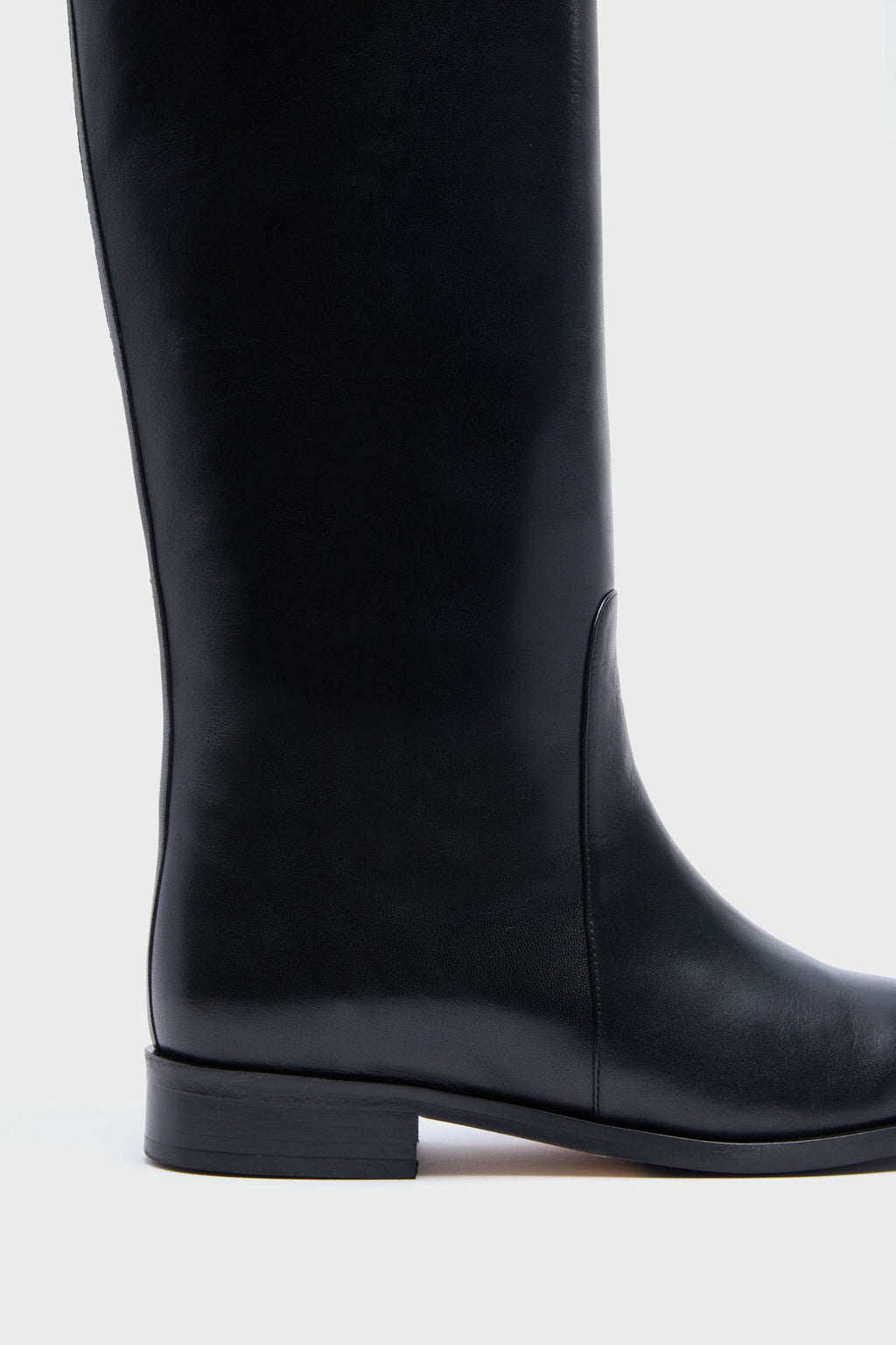 Staud Black Harlow Riding Boot