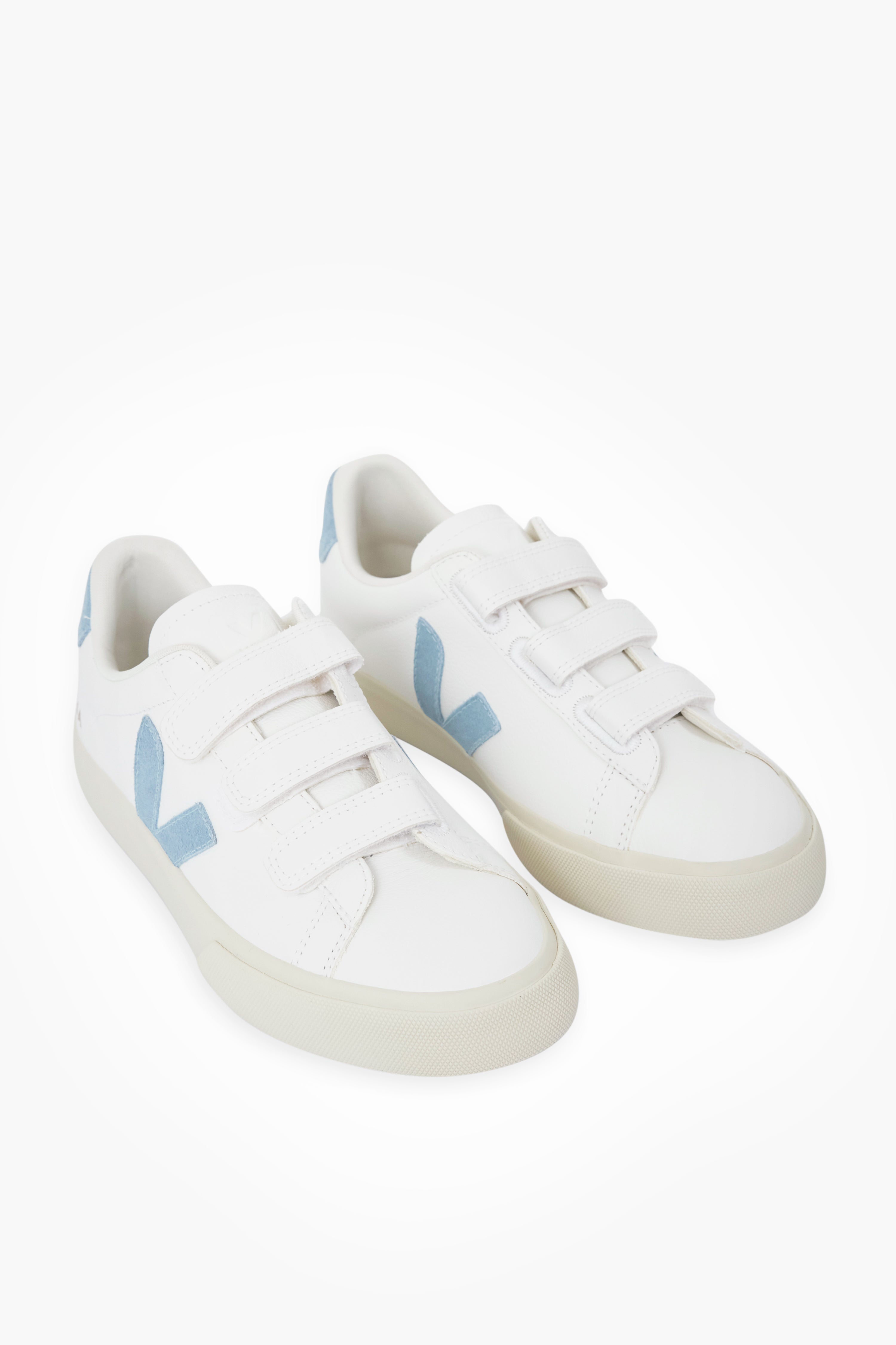 Veja Extra White Steel Blue Recife Logo Sneakers