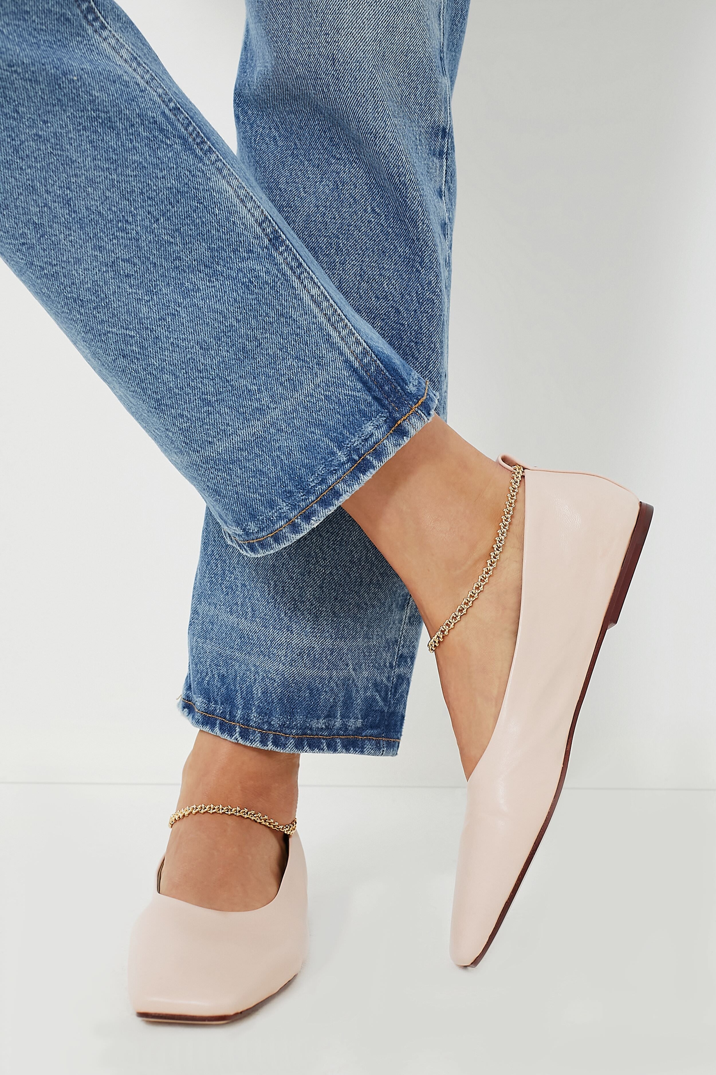  Nude Augusta Ballet Flats