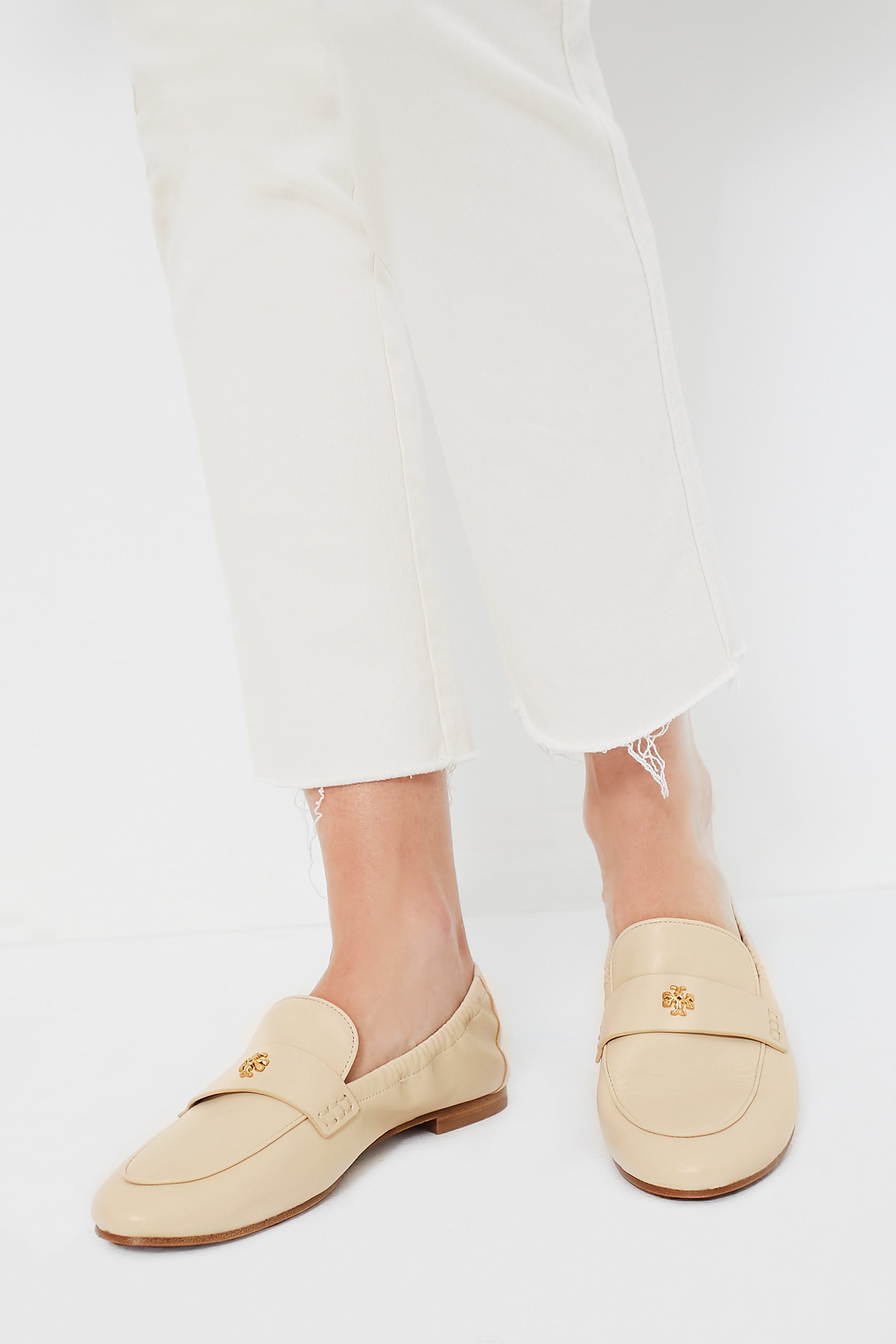 Tory Burch New Cream Ballet Loafer