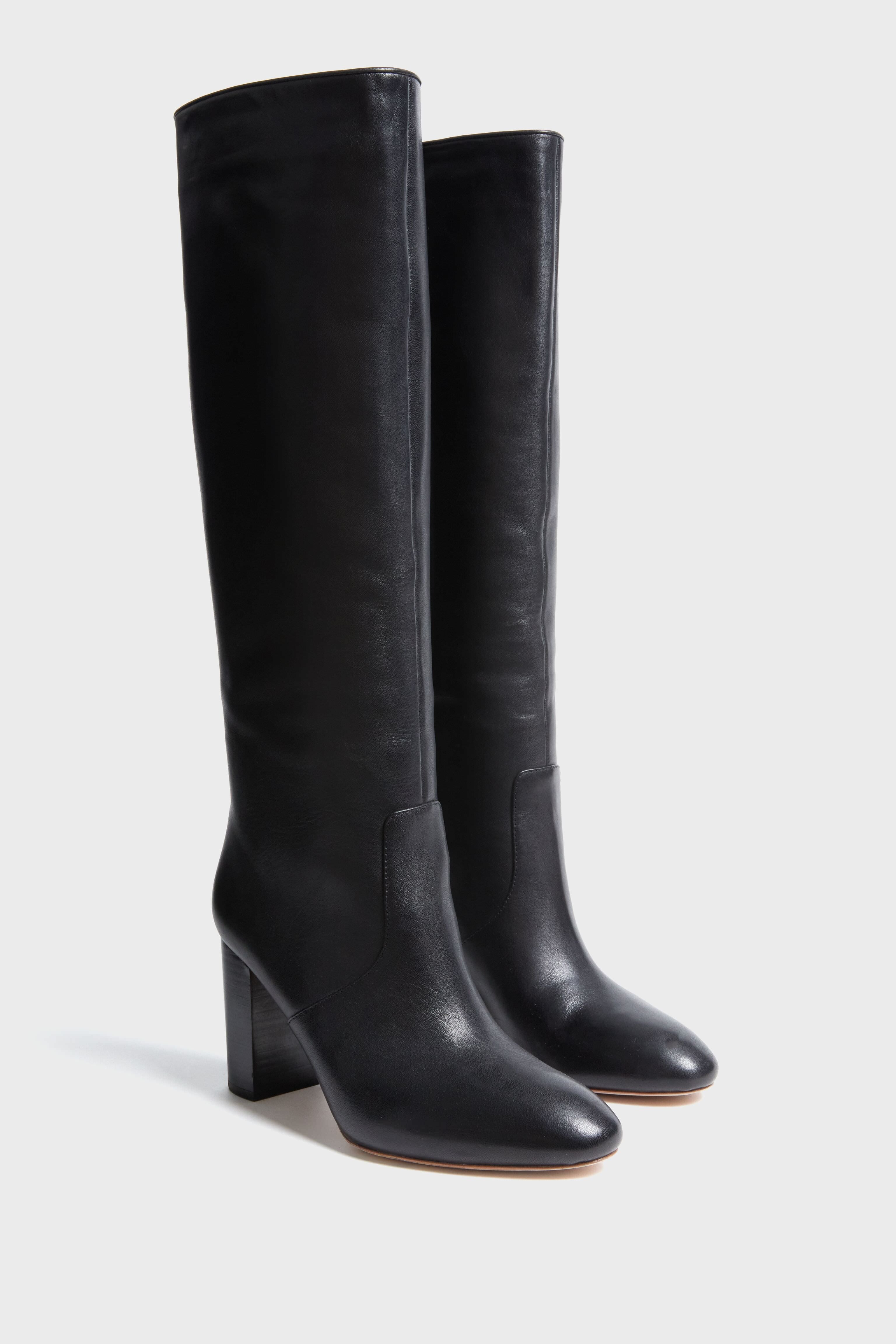 Loeffler Randall Black Goldy Tall Boots