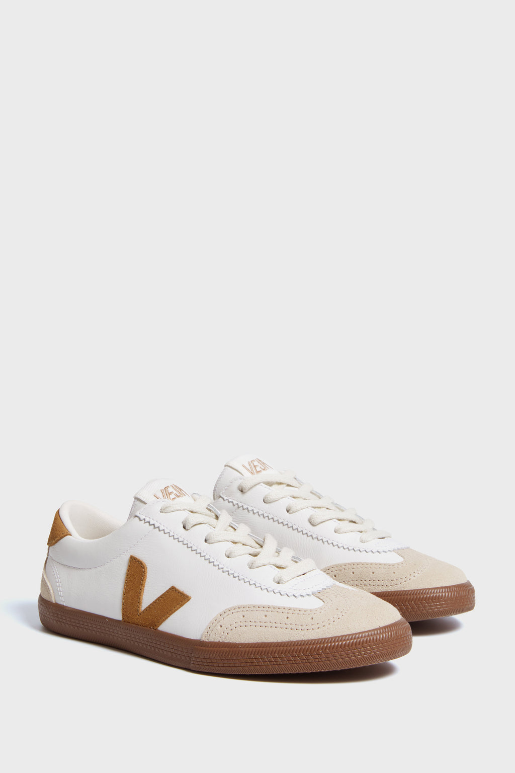 Veja White Tent Bark Volley Sneakers