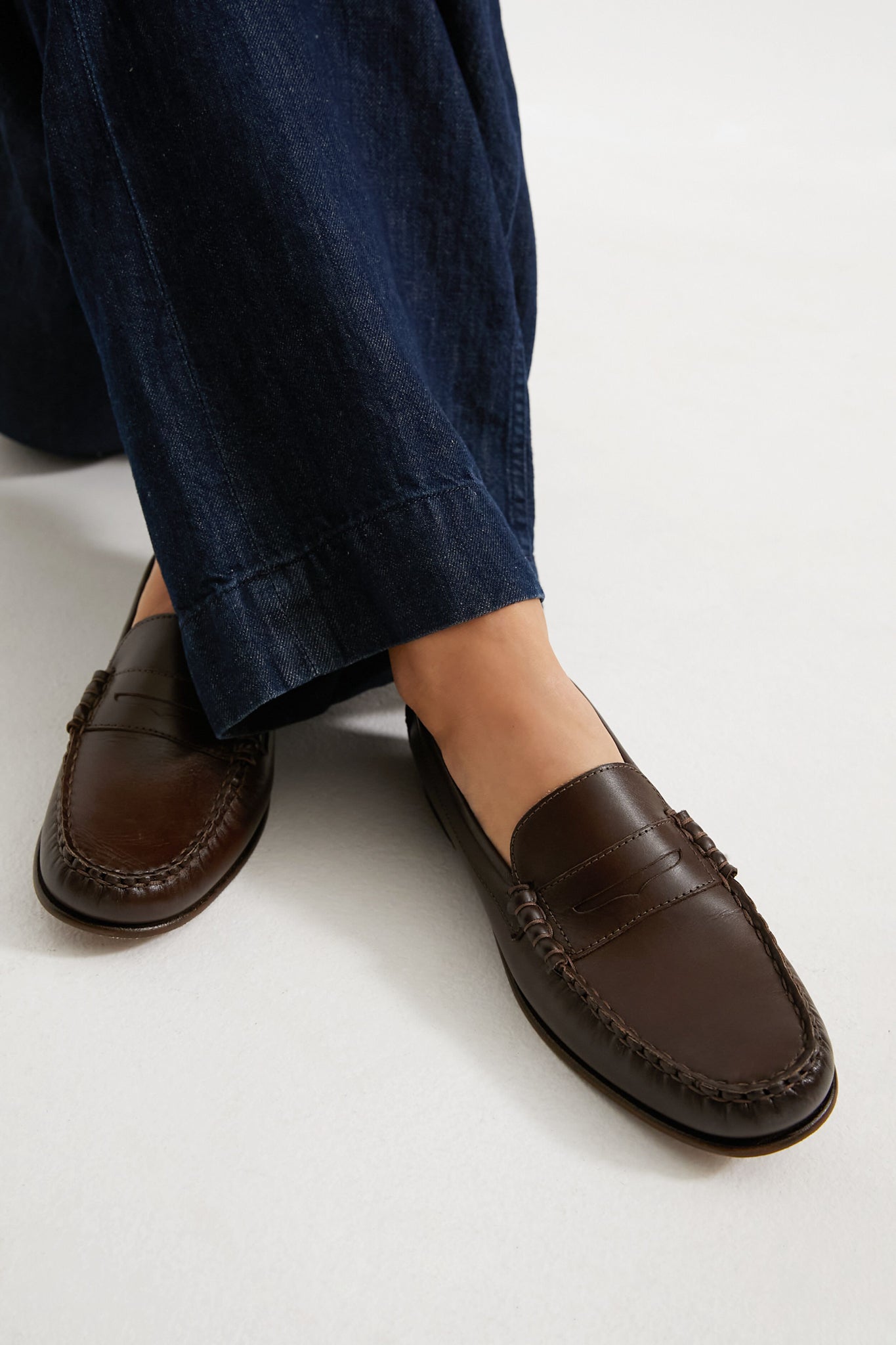 Sebago Dark Brown Danielle Pop Womens Loafers