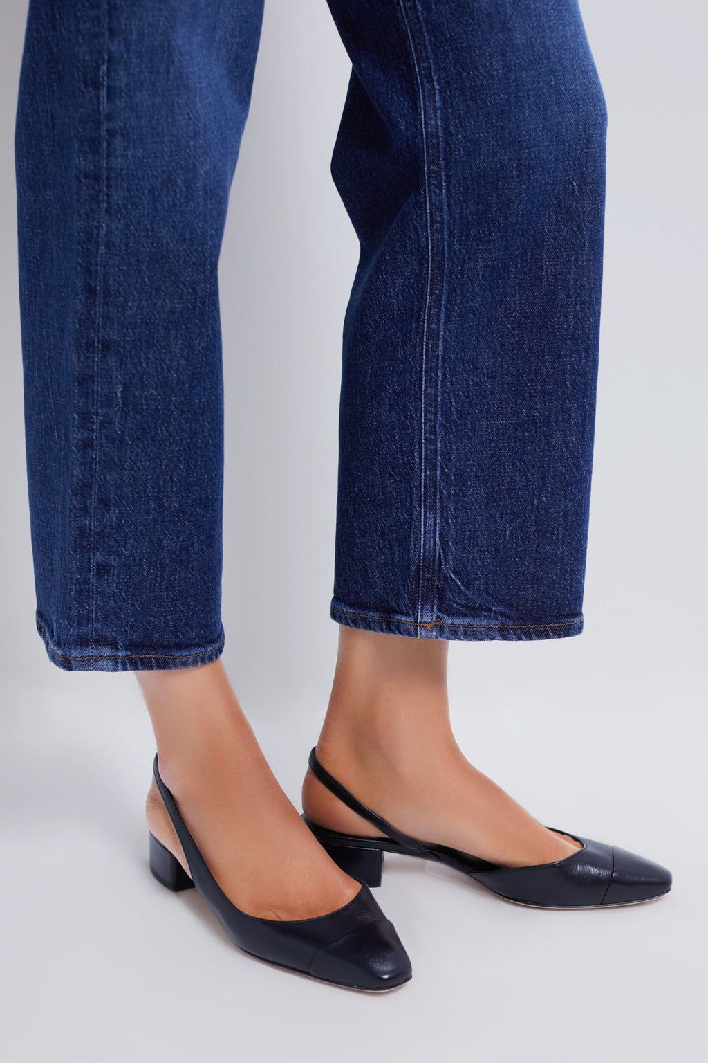 Veronica Beard Black Cecile Sling Back Flats