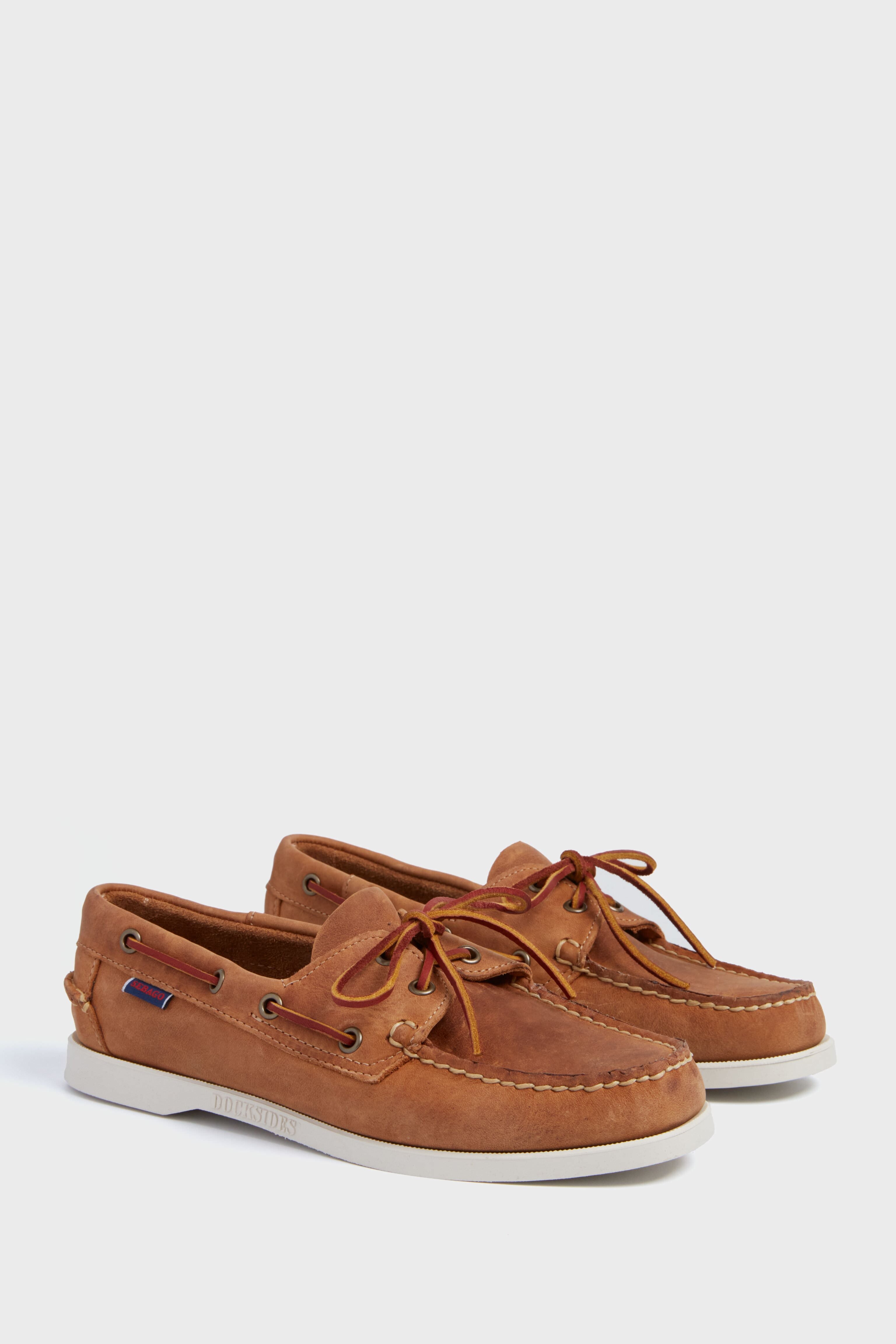 Sebago Brown Tan Portland Crazy Docksides