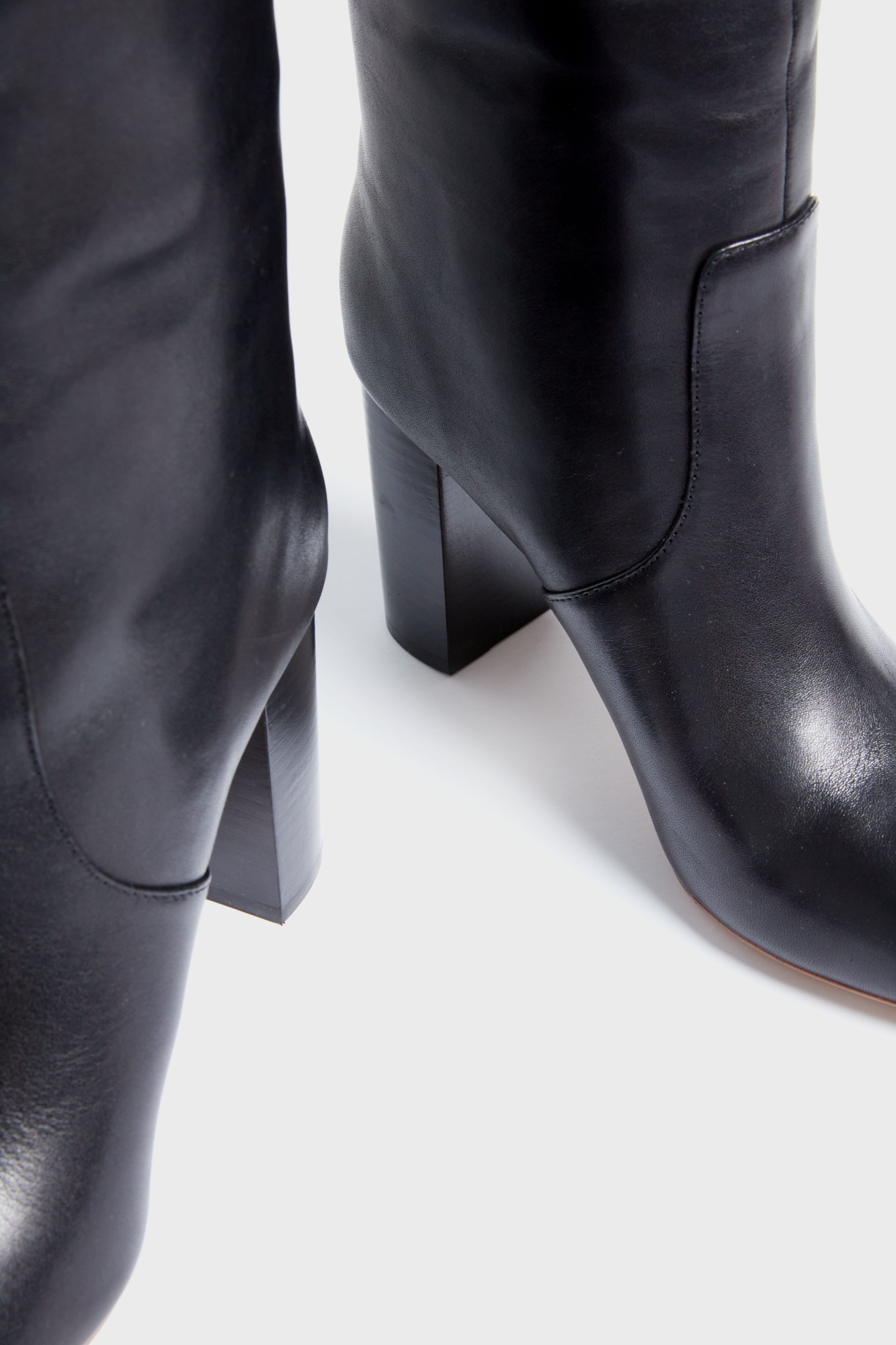 Loeffler Randall Black Goldy Tall Boots