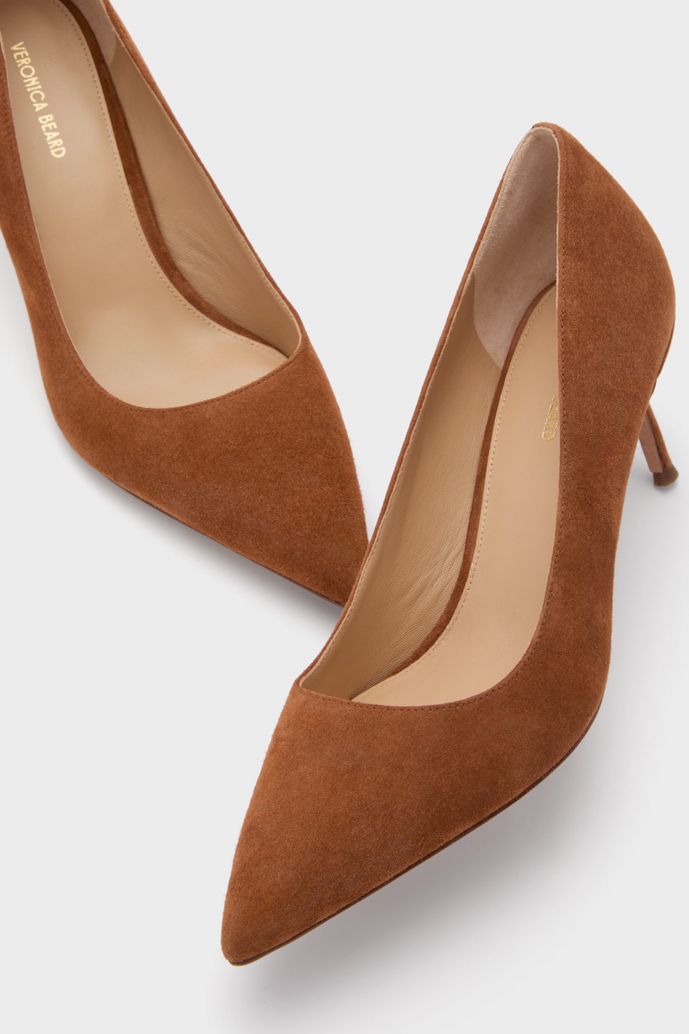 Veronica Beard Hazelwood Suede Rita Heels
