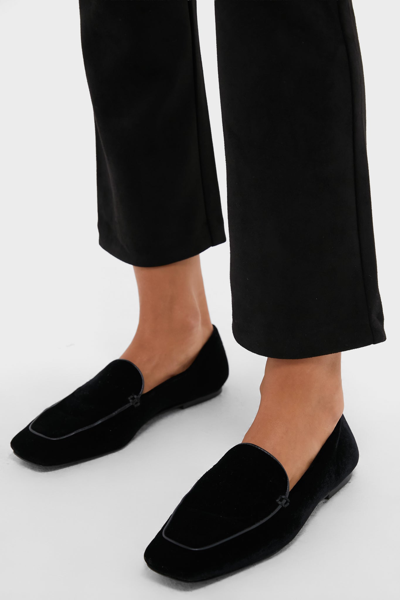  Black Velvet Kam Loafers