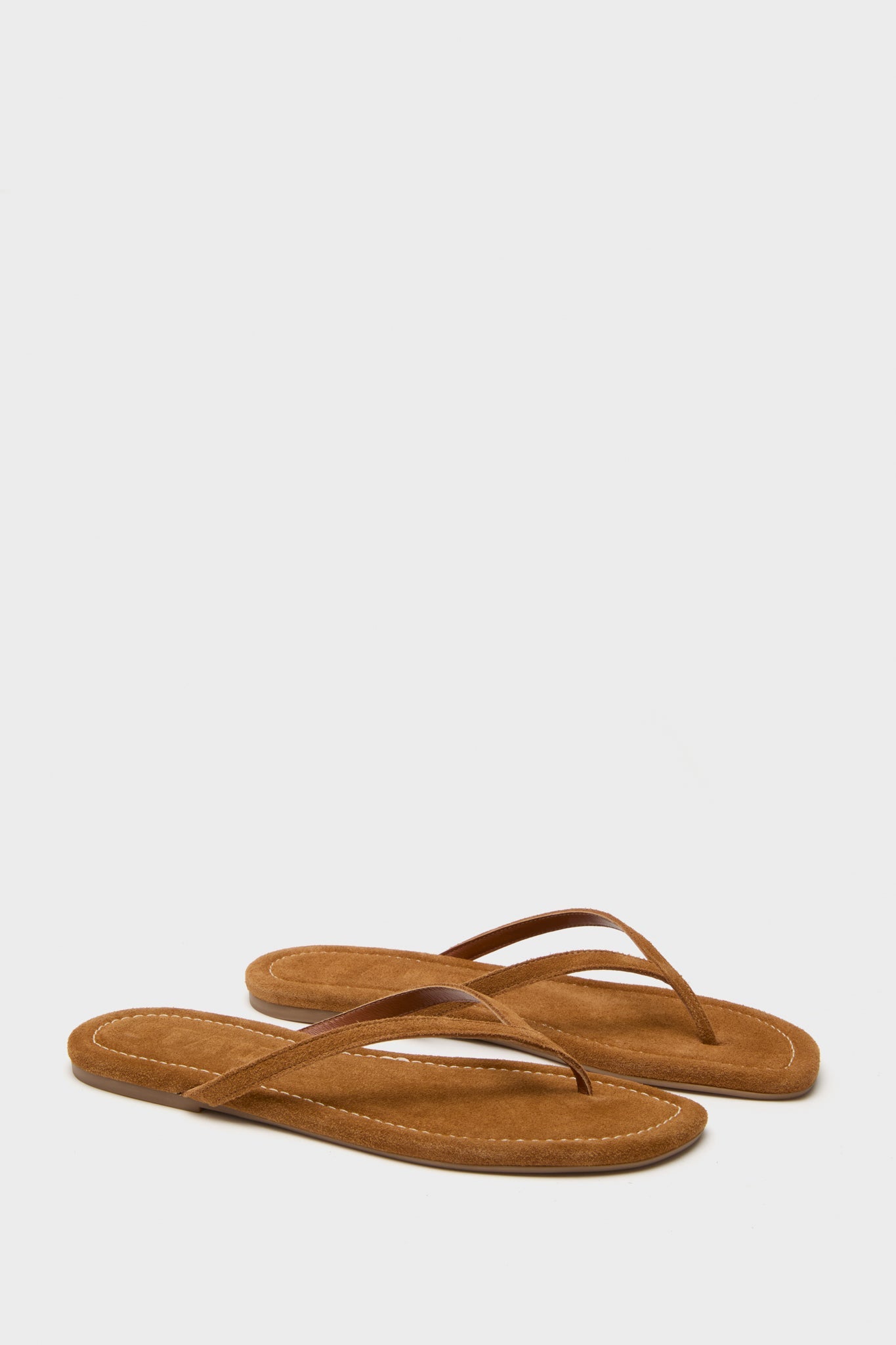 Staud Tan Freja Thong Sandal
