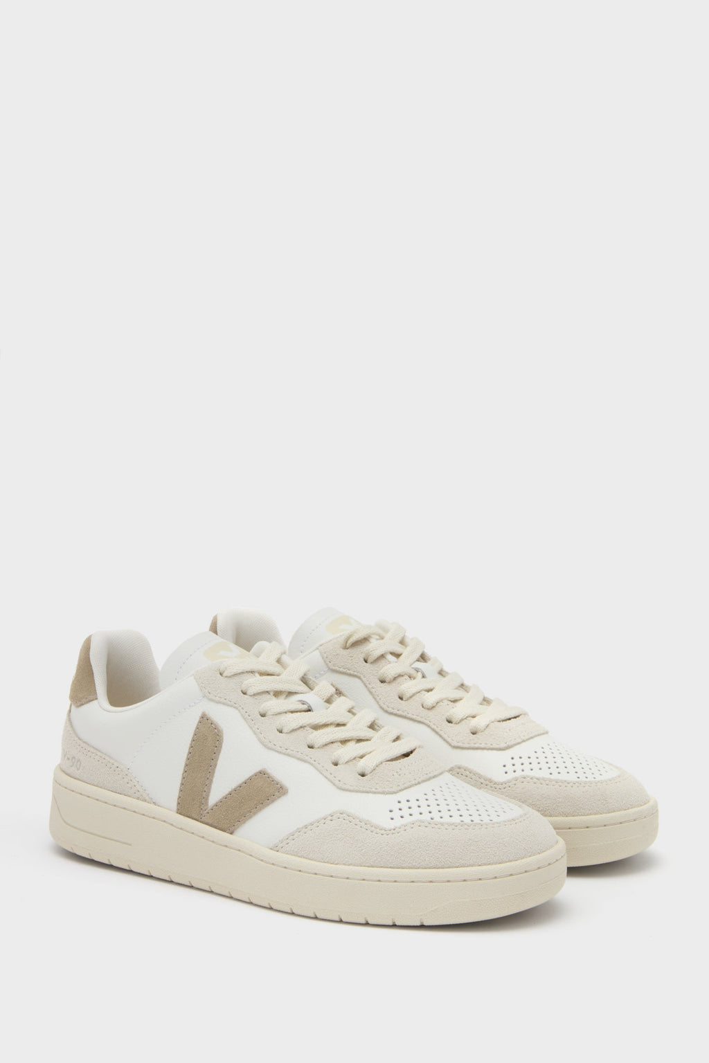 Veja White Taupe V-90 Sneakers