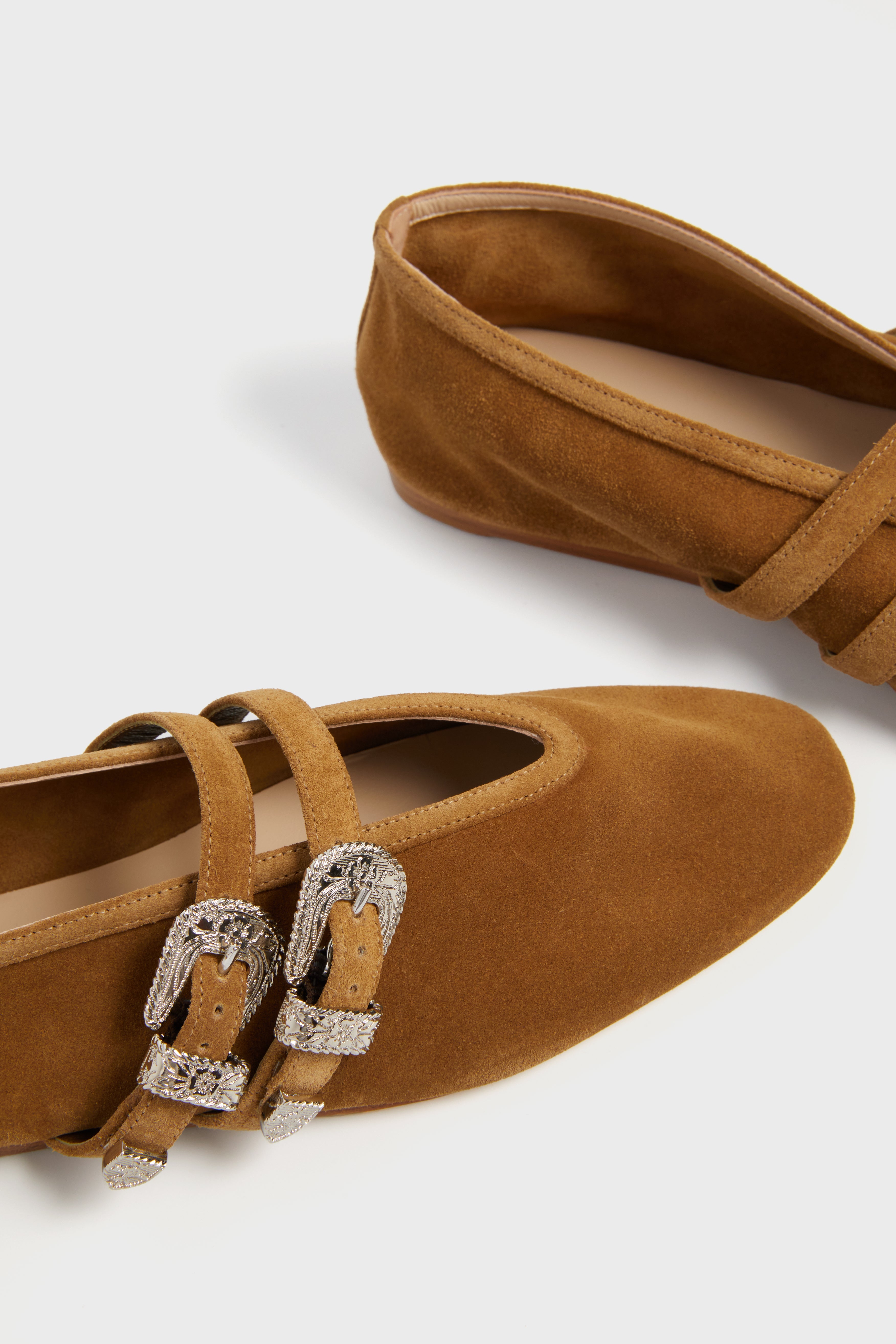  Taupe Claudia Ballet Slippers