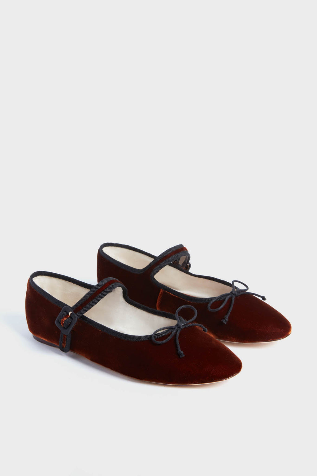 Loeffler Randall Sienna Velvet Chiara Mary Jane Flats