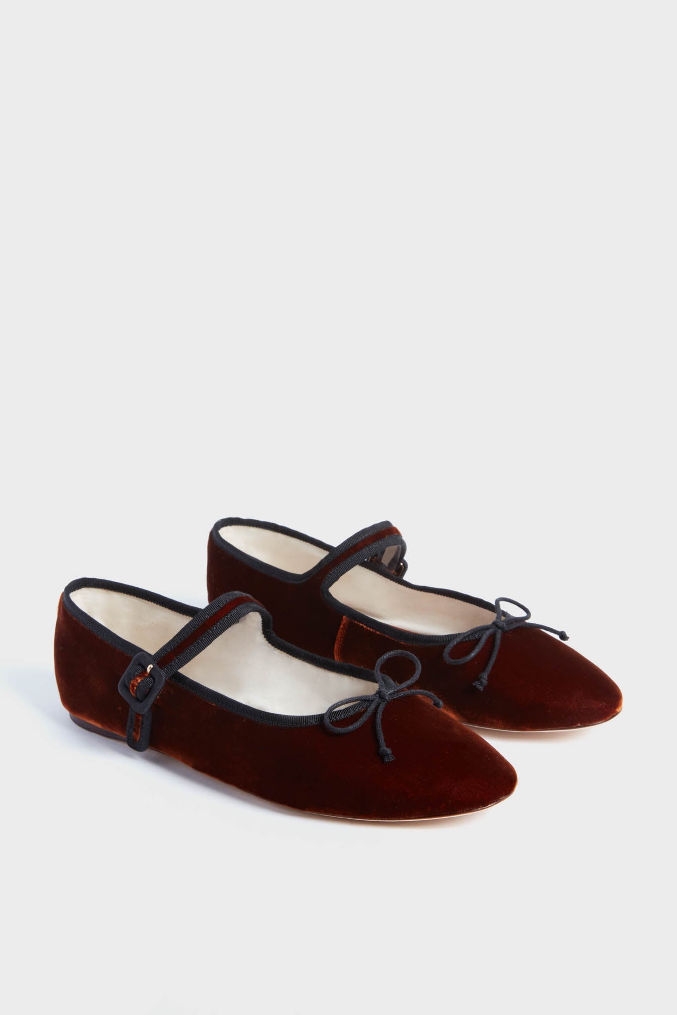 Loeffler Randall Sienna Velvet Chiara Mary Jane Flats