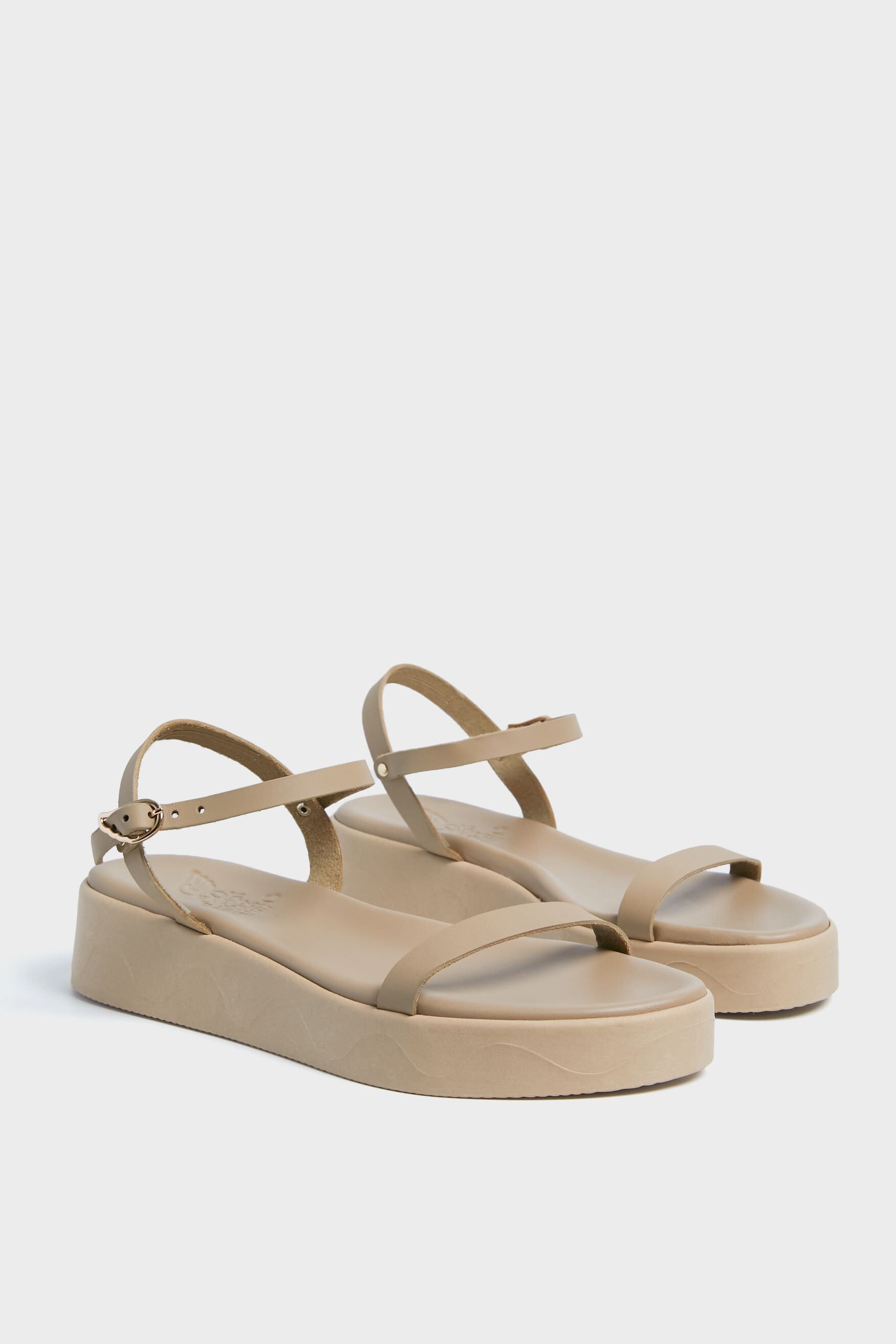 Ancient Greek Sandals Taupe Irida Sandals