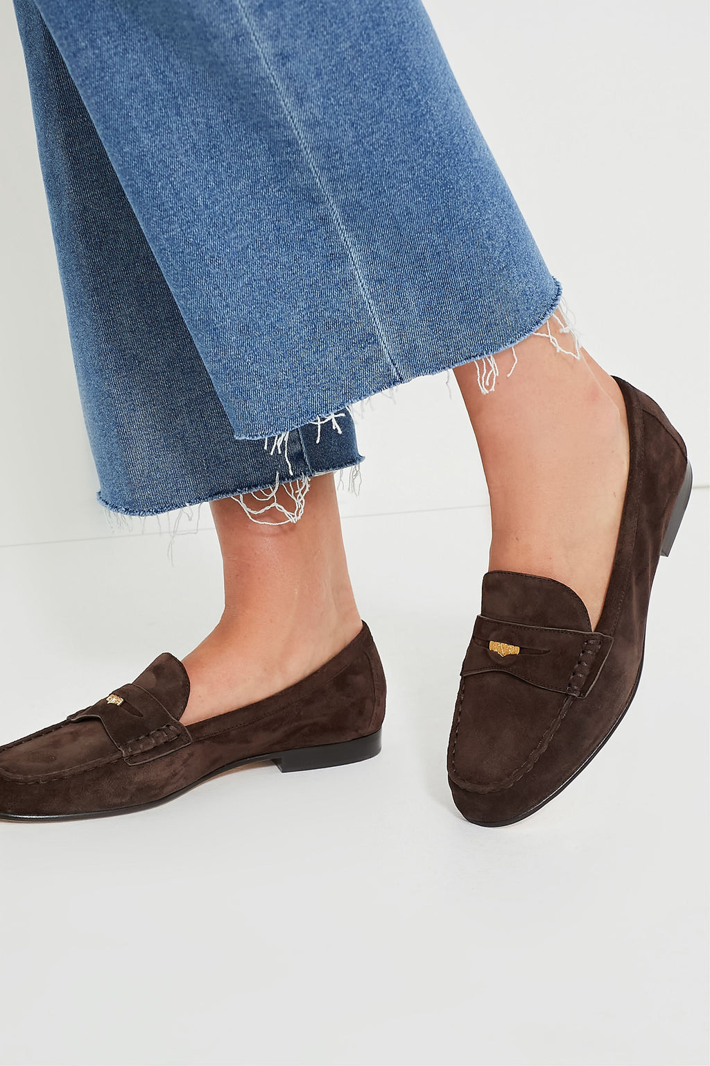 Veronica Beard Espresso Penny Loafers
