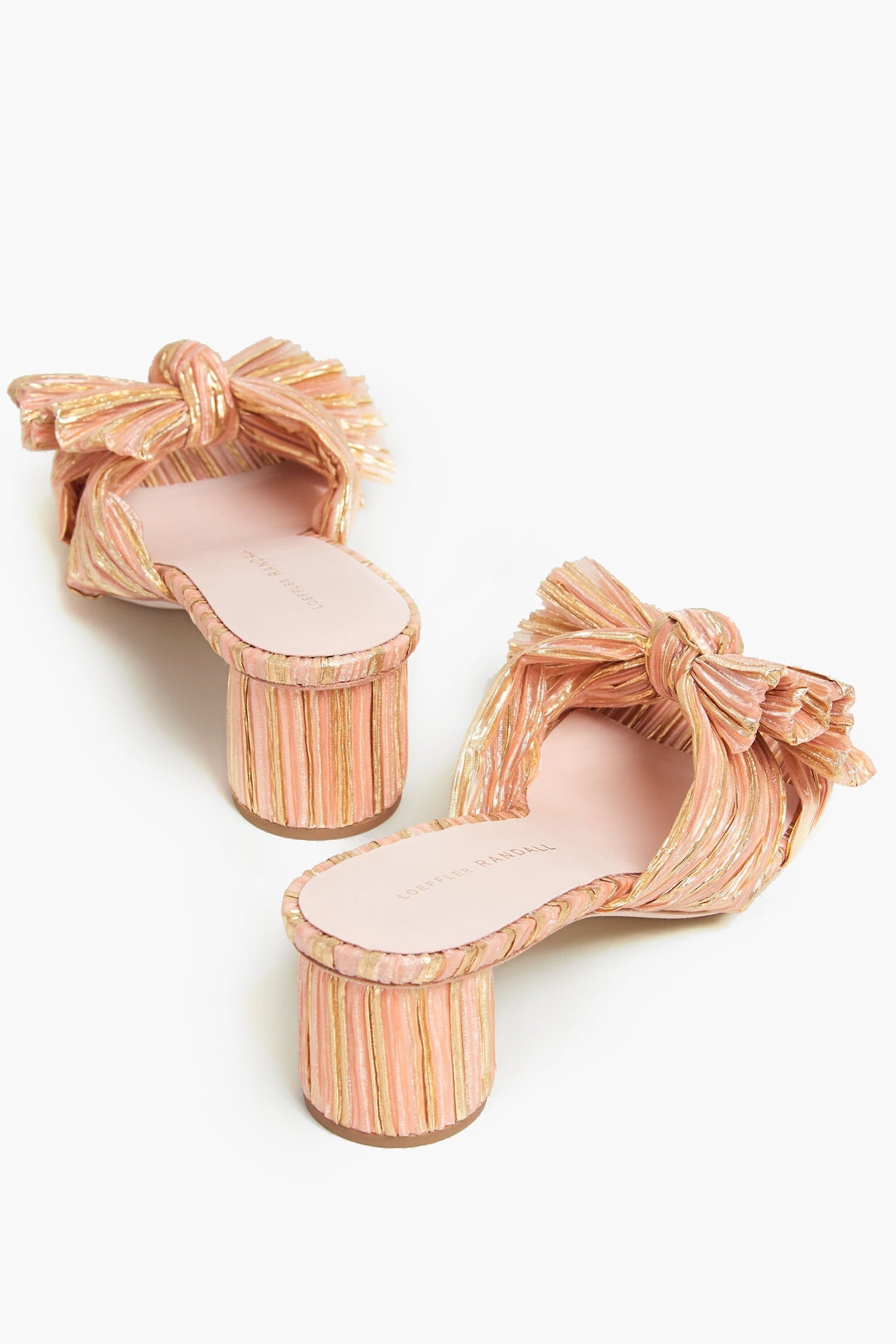 Loeffler Randall Bermuda Emilia Pleated Knot Mules