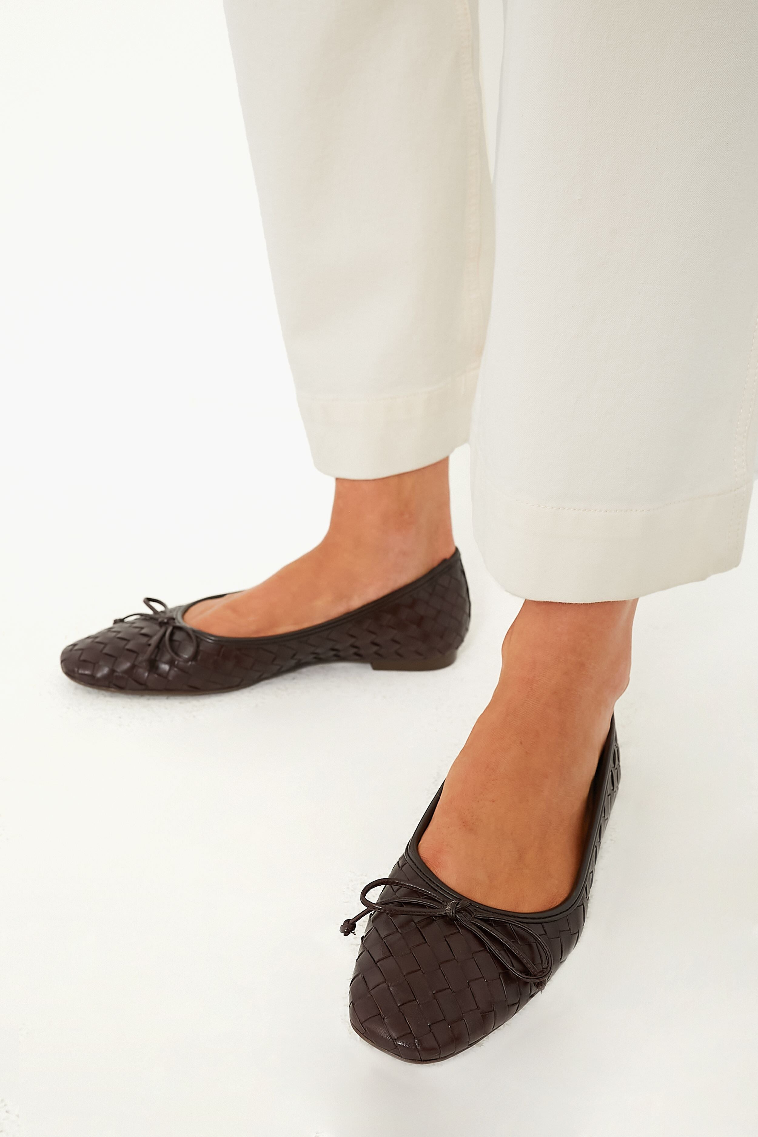 Schutz Dark Chocolate Arissa Flats