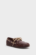 Loeffler Randall Espresso Vachetta Franco Loafers
