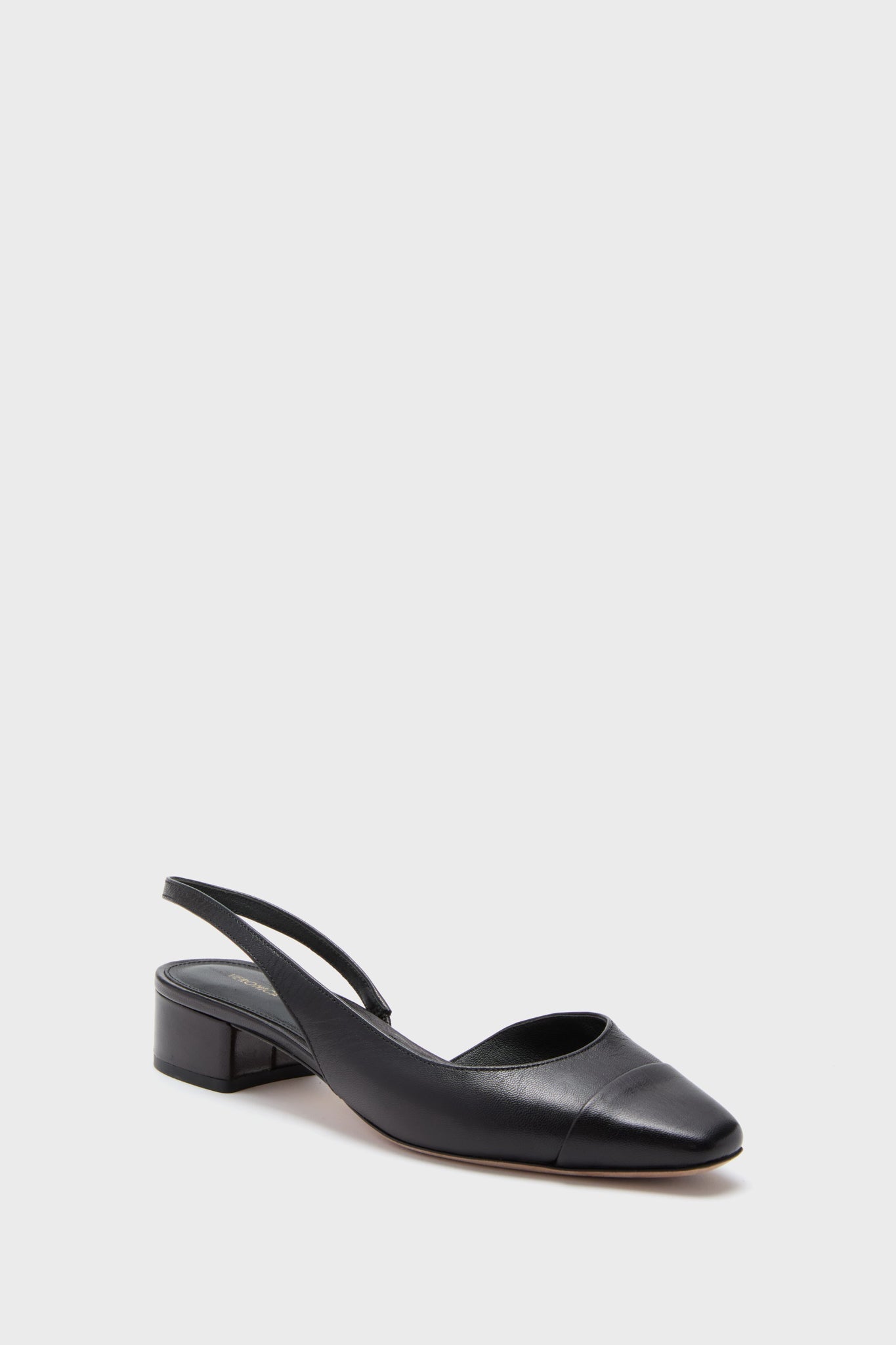 Veronica Beard Black Cecile Sling Back Flats
