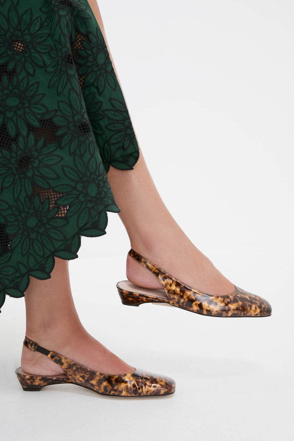  Tortoise Liv Slingback Flats