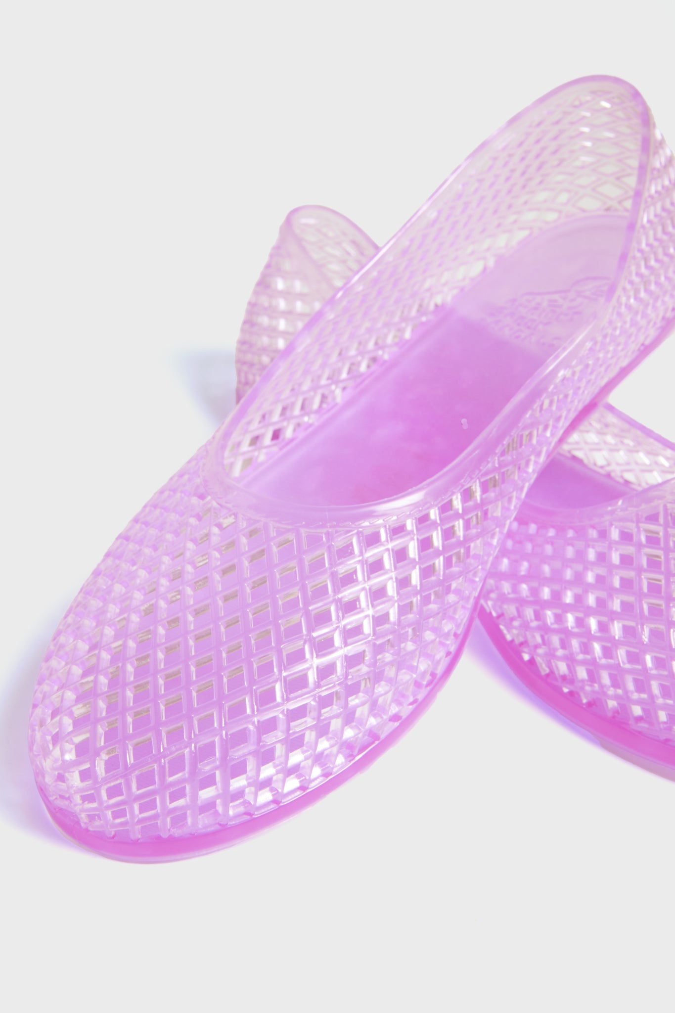 Ancient Greek Sandals Lilac Iro Jelly Flats